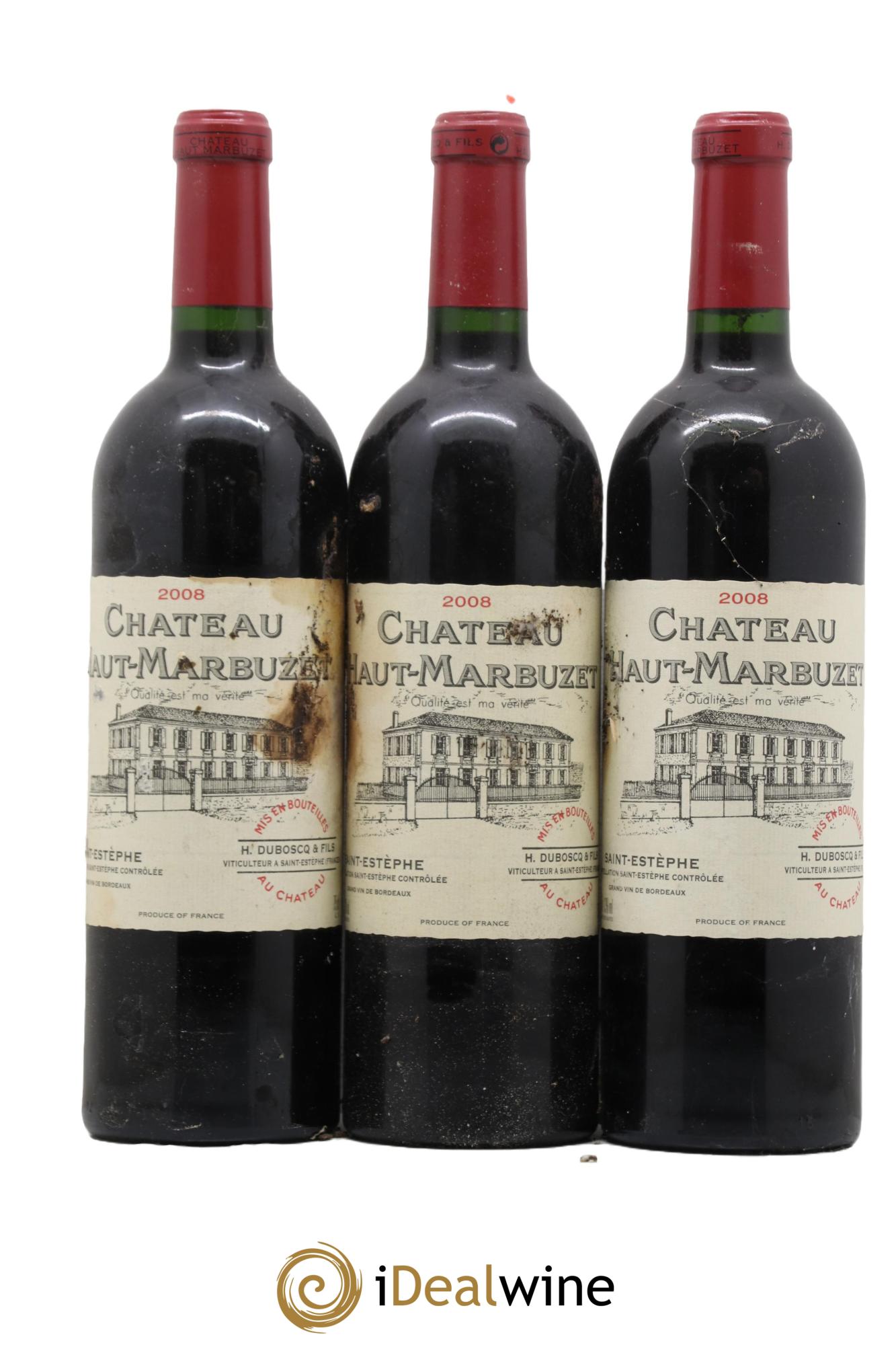 Château Haut Marbuzet 2008 - Lot de 12 bouteilles - 4