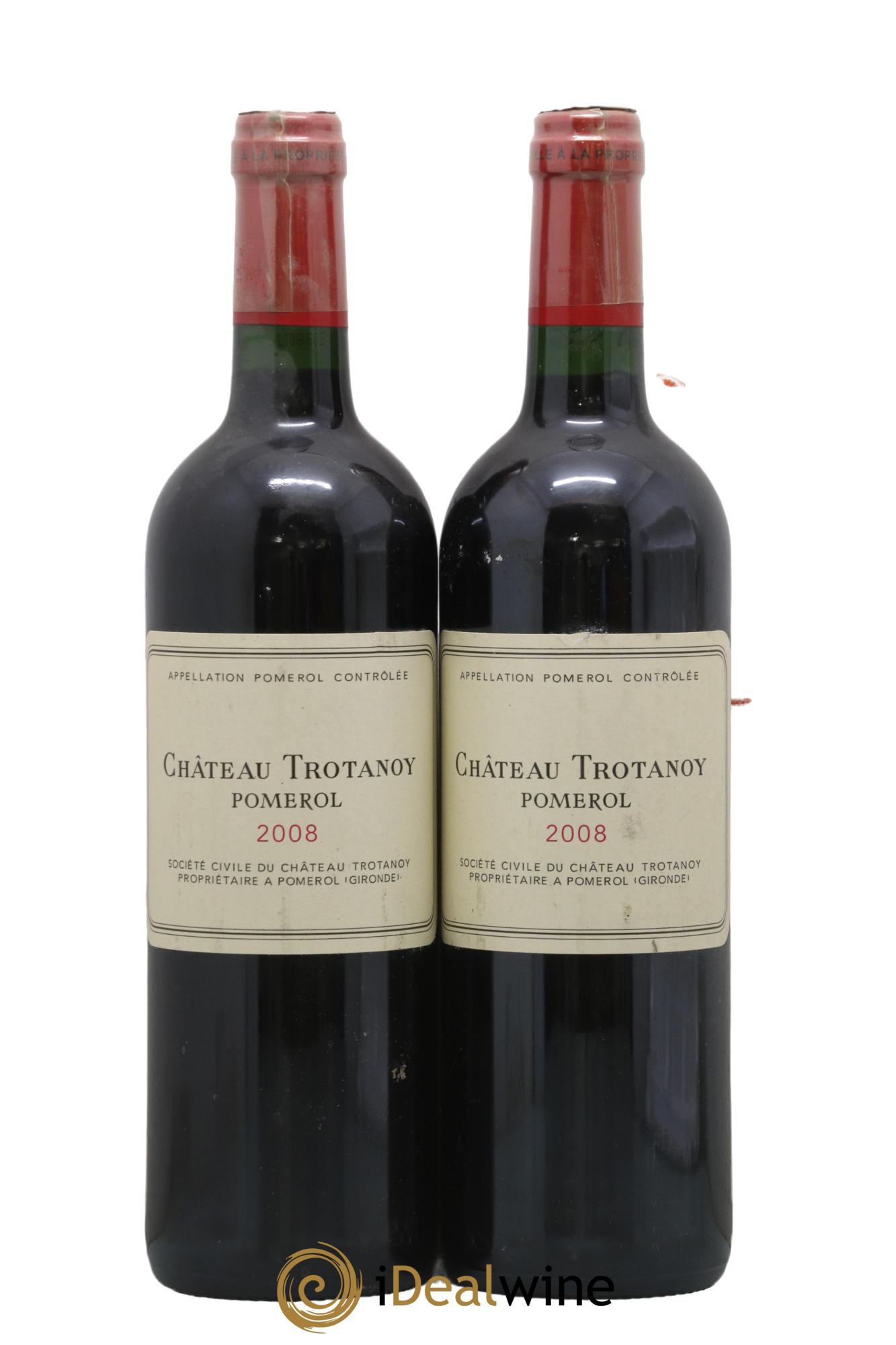 Château Trotanoy 2008 - Lot de 2 bouteilles - 0