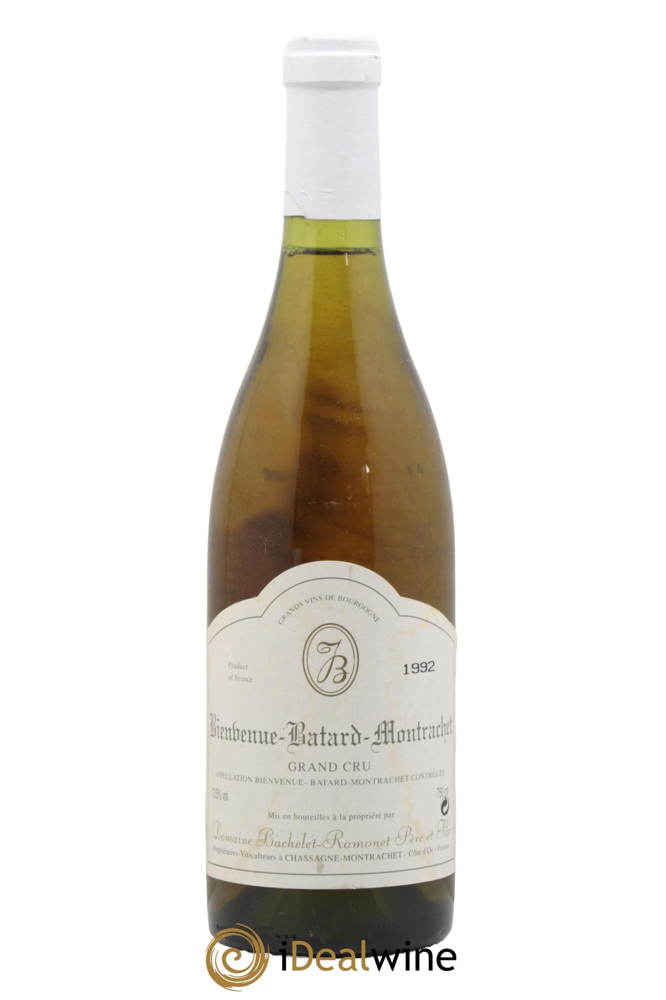 Bienvenues-Bâtard-Montrachet Grand Cru Bachelet-Ramonet (Domaine) 1992 - Posten von 1 Flasche - 0