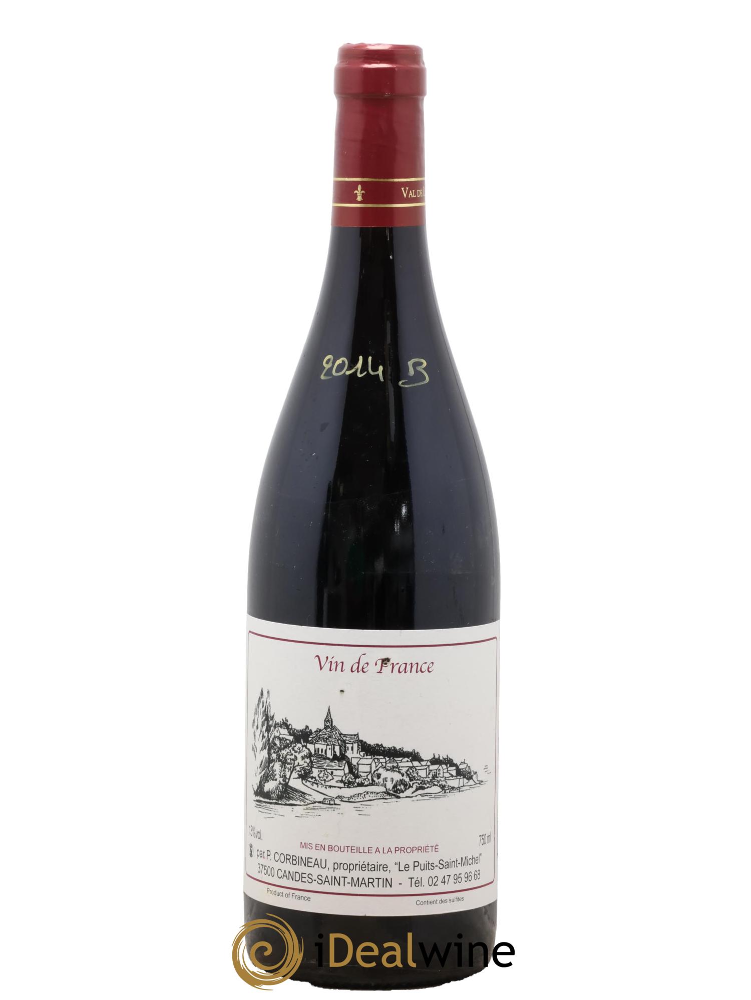 Vin de France Patrick Corbineau 2014 - Lot de 1 bouteille - 0