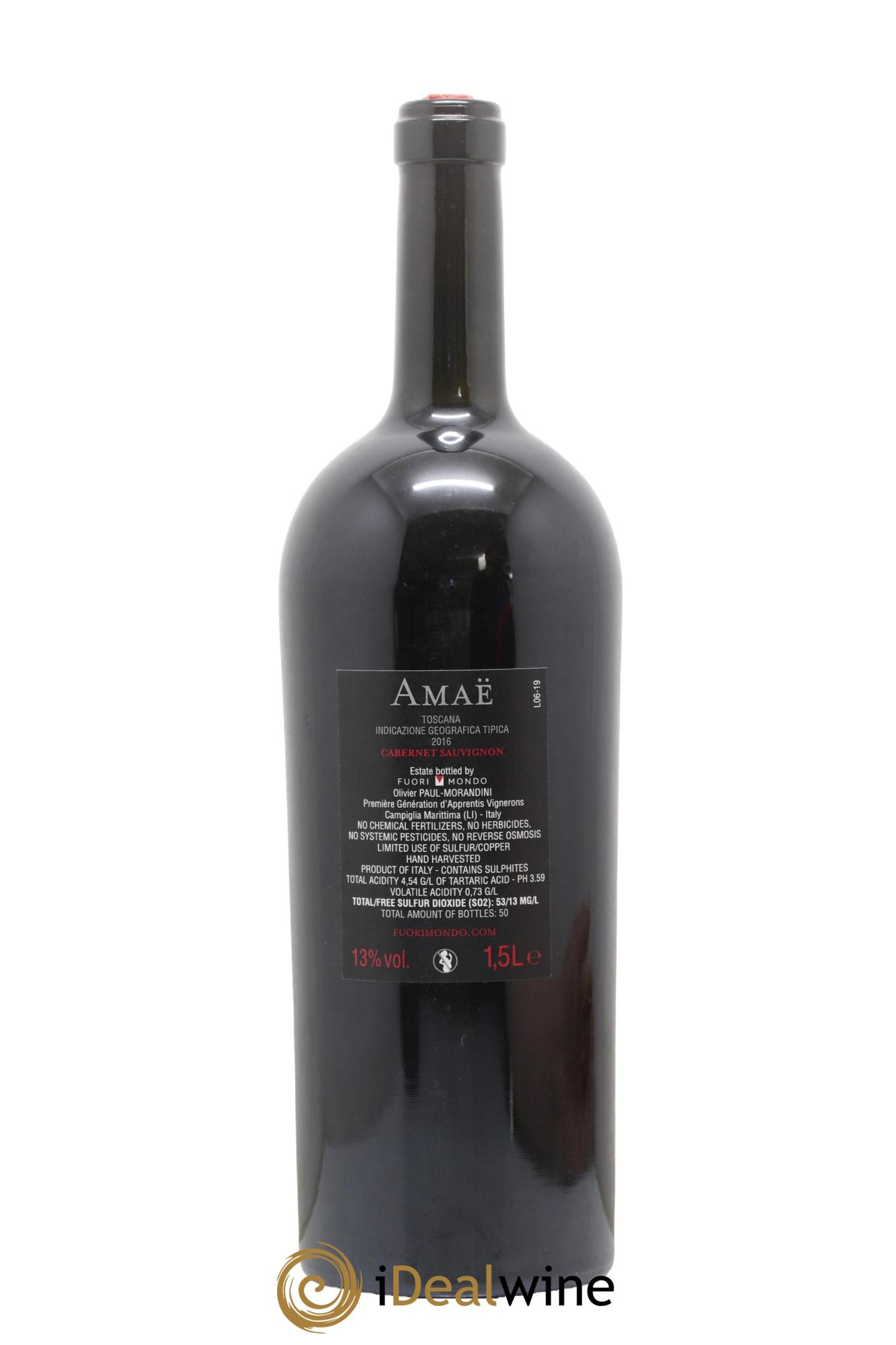 Toscana IGT Amae Volpaiole Fuori Mondo 2016 - Lot de 1 magnum - 1