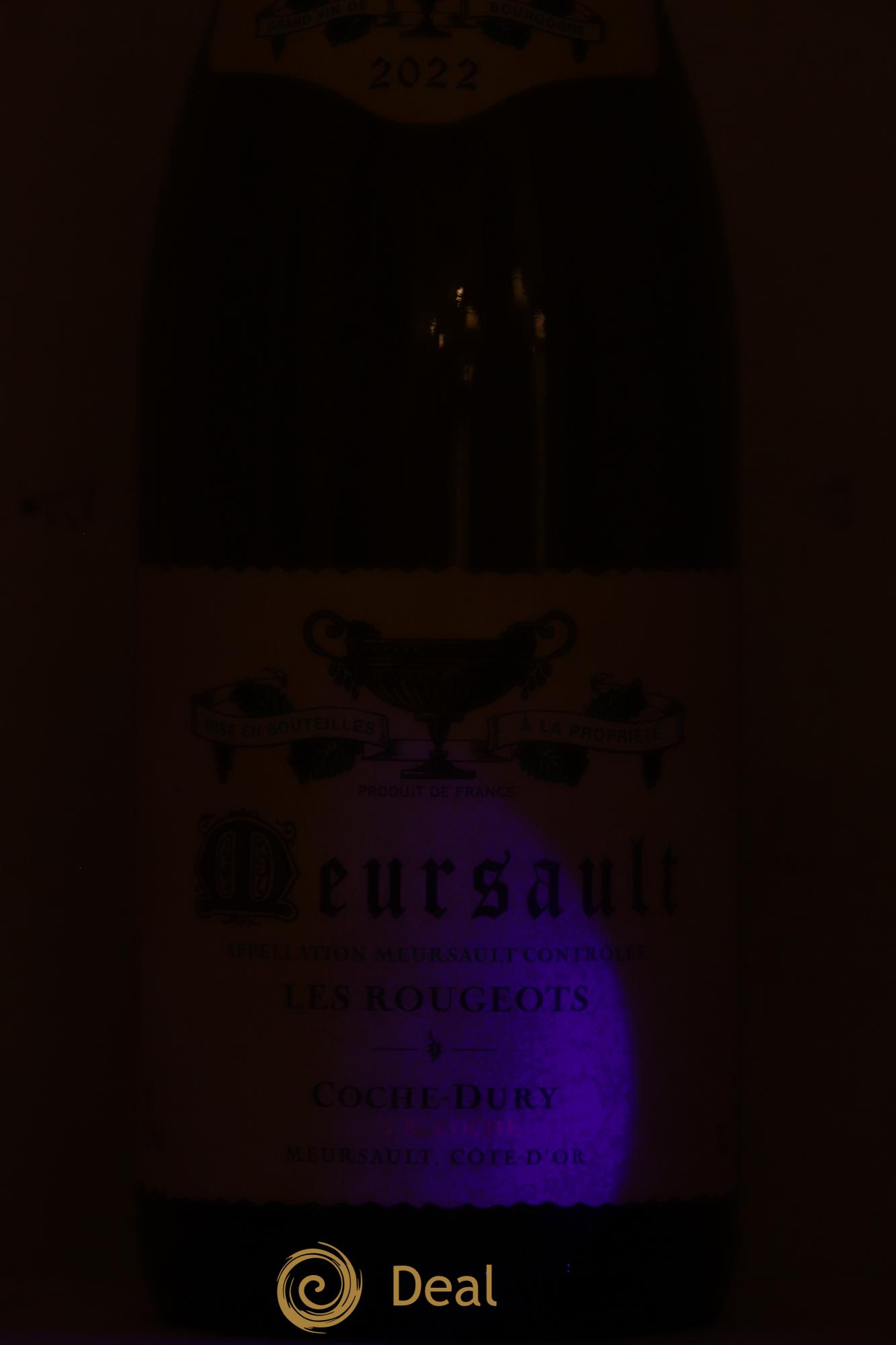Meursault Les Rougeots Coche Dury (Domaine) 2022 - Lotto di 2 bottiglie - 5