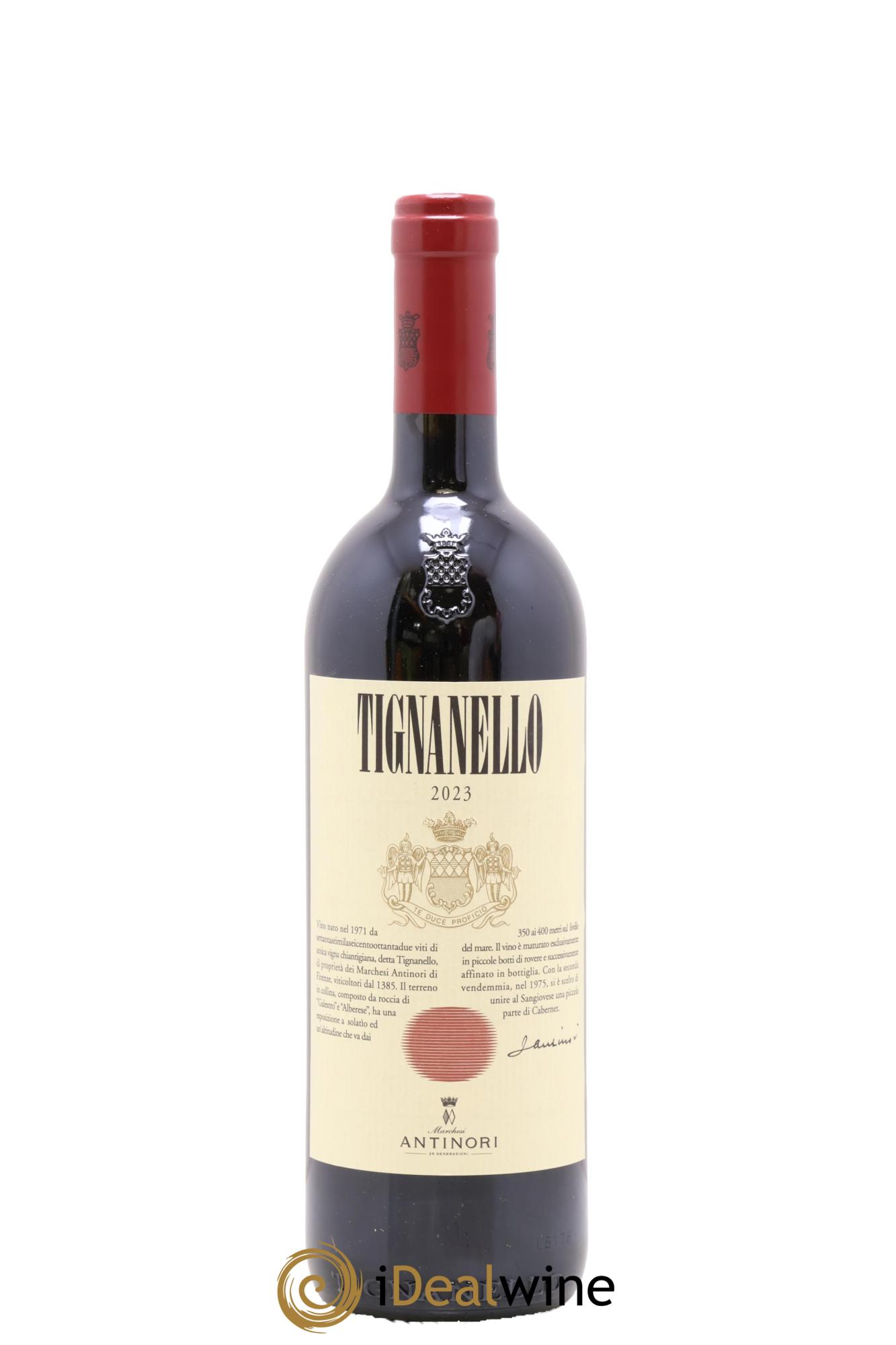 Toscana IGT Tignanello Tenuta Tignanello - Marchesi Antinori 2023 - Lot de 1 bouteille - 0