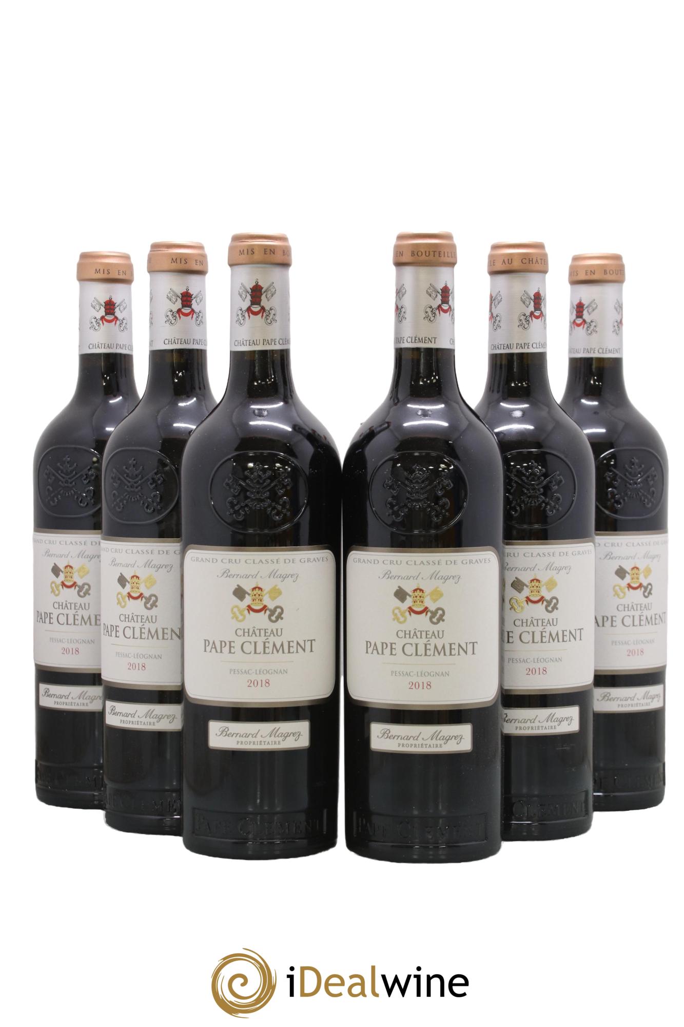 Château Pape Clément Cru Classé de Graves 2018 - Lot of 6 bottles - 0