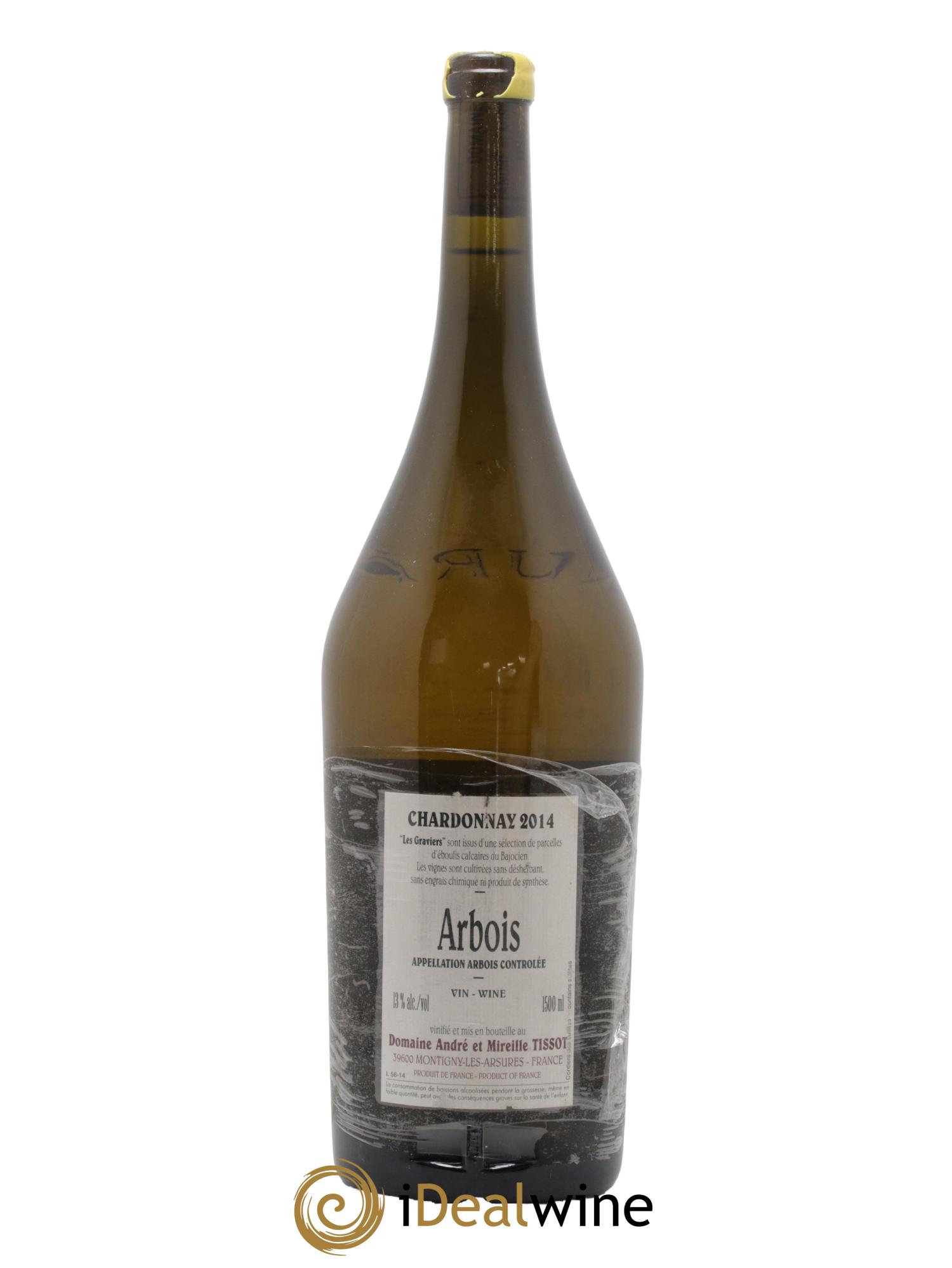 Arbois Chardonnay Les Graviers Bénédicte et Stéphane Tissot 2014 - Lot de 1 magnum - 1
