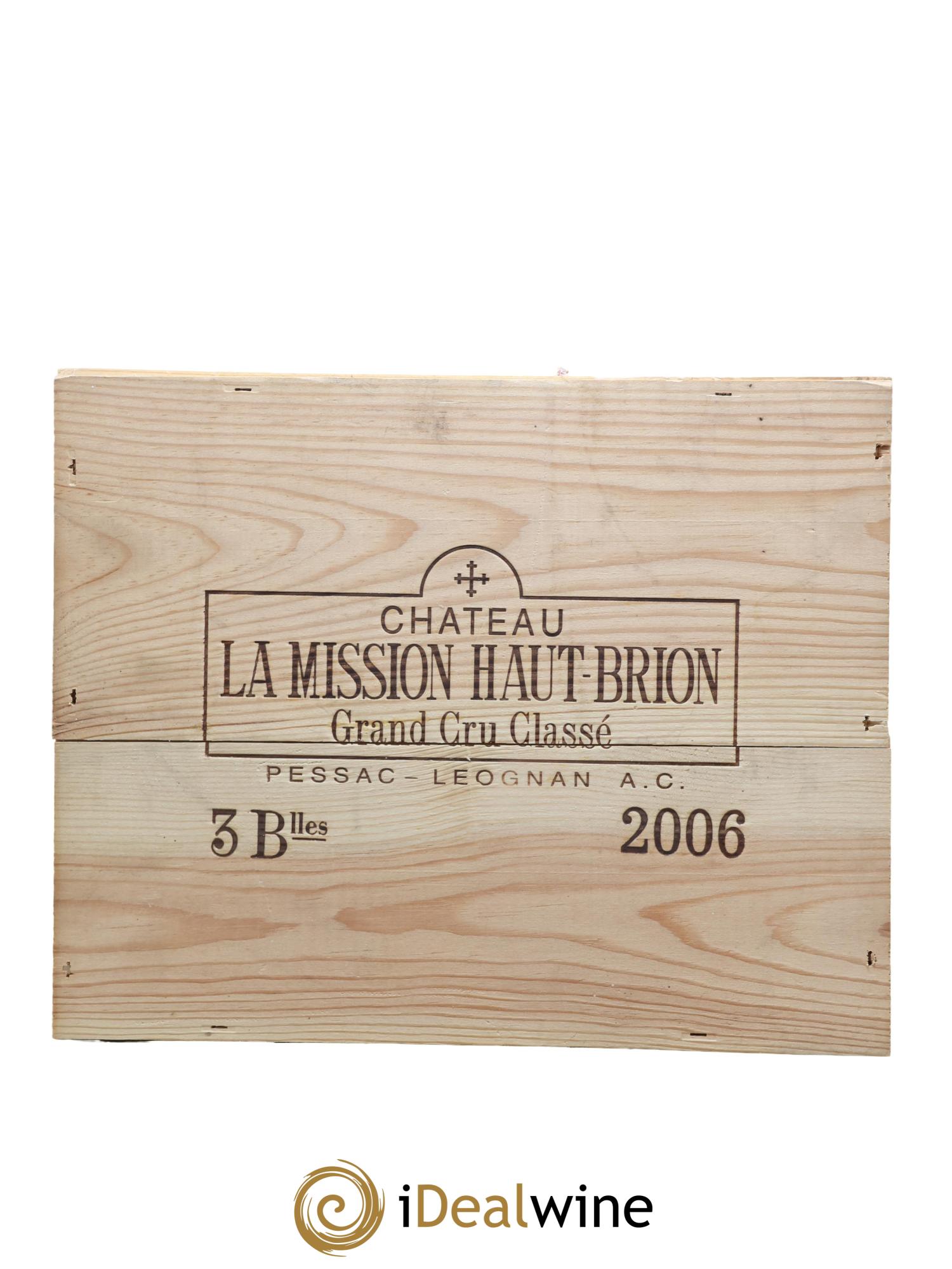 Château la Mission Haut-Brion Cru Classé de Graves 2006 - Lotto di 3 bottiglie - 3
