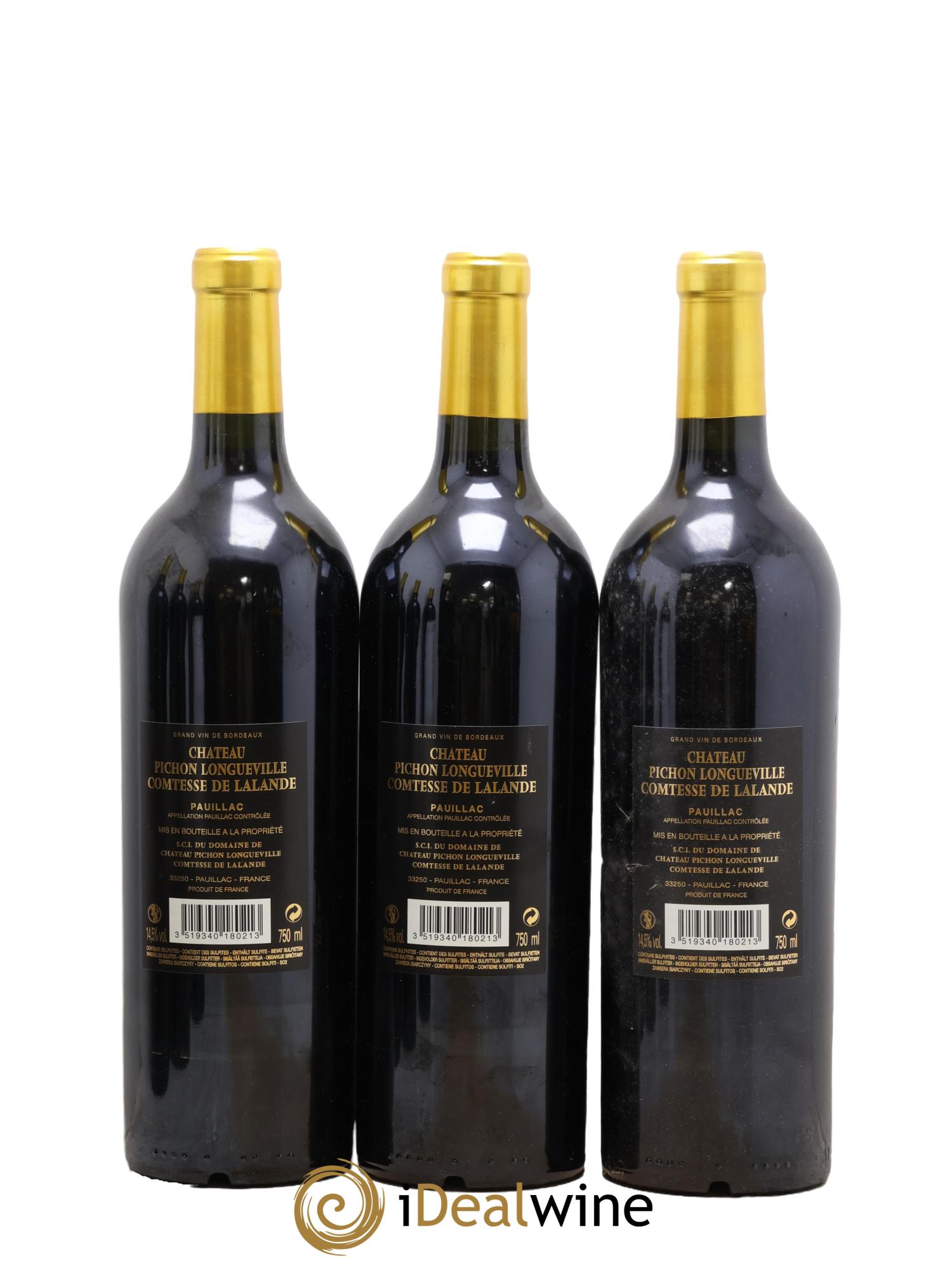 Château Pichon Longueville Comtesse de Lalande 2ème Grand Cru Classé 2018 - Lot de 6 bouteilles - 2