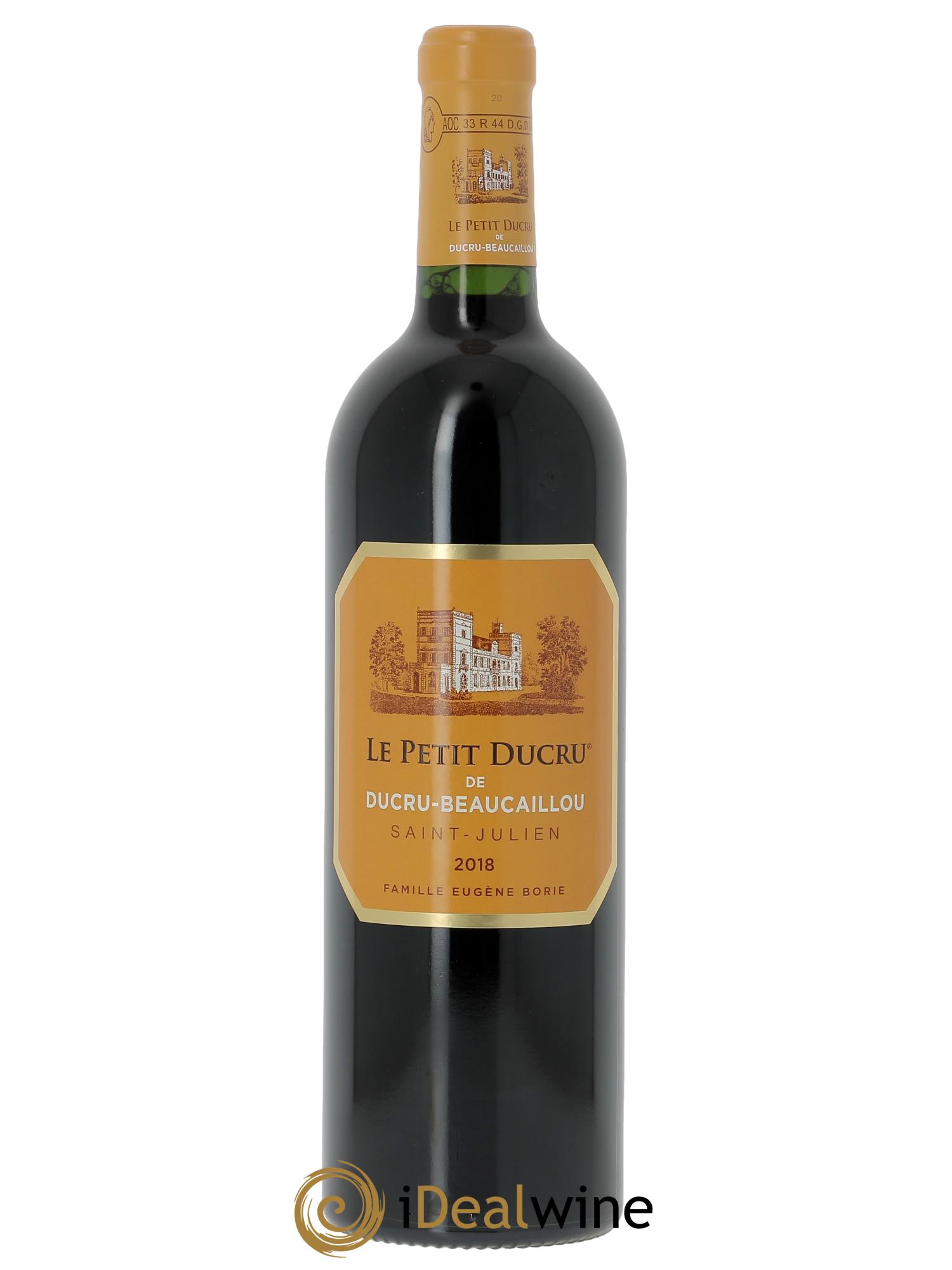 Le Petit Ducru de Ducru-Beaucaillou 2018 - Lot of 1 bottle - 0