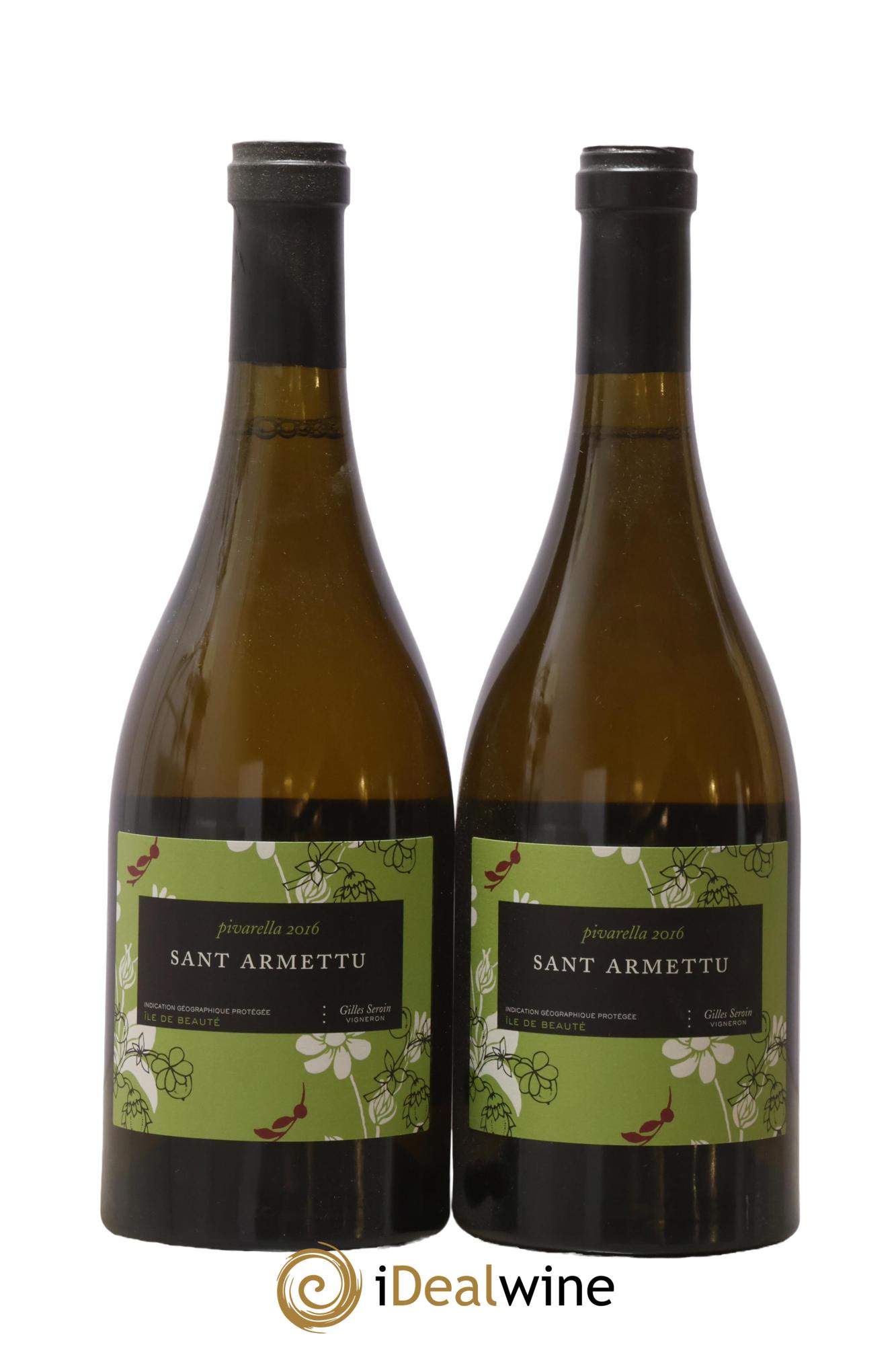 Vin de Corse Ile de Beauté Pivarella Domaine Sant' Armettu 2016 - Lotto di 2 bottiglie - 0