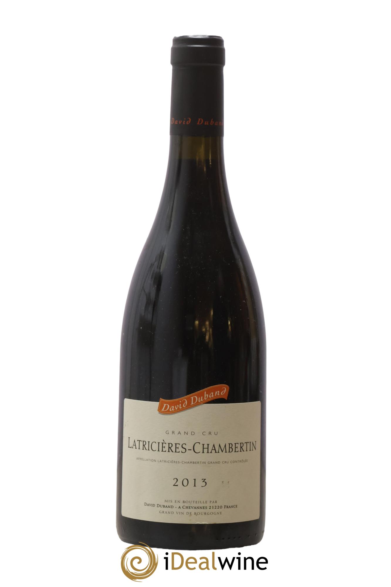 Latricières-Chambertin Grand Cru David Duband (Domaine) 2013 - Lot de 1 bouteille - 0