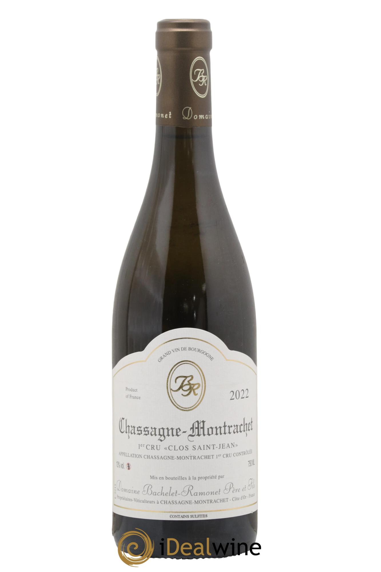 Chassagne-Montrachet 1er Cru Clos Saint-Jean Bachelet-Ramonet (Domaine) 2022 - Posten von 1 Flasche - 0