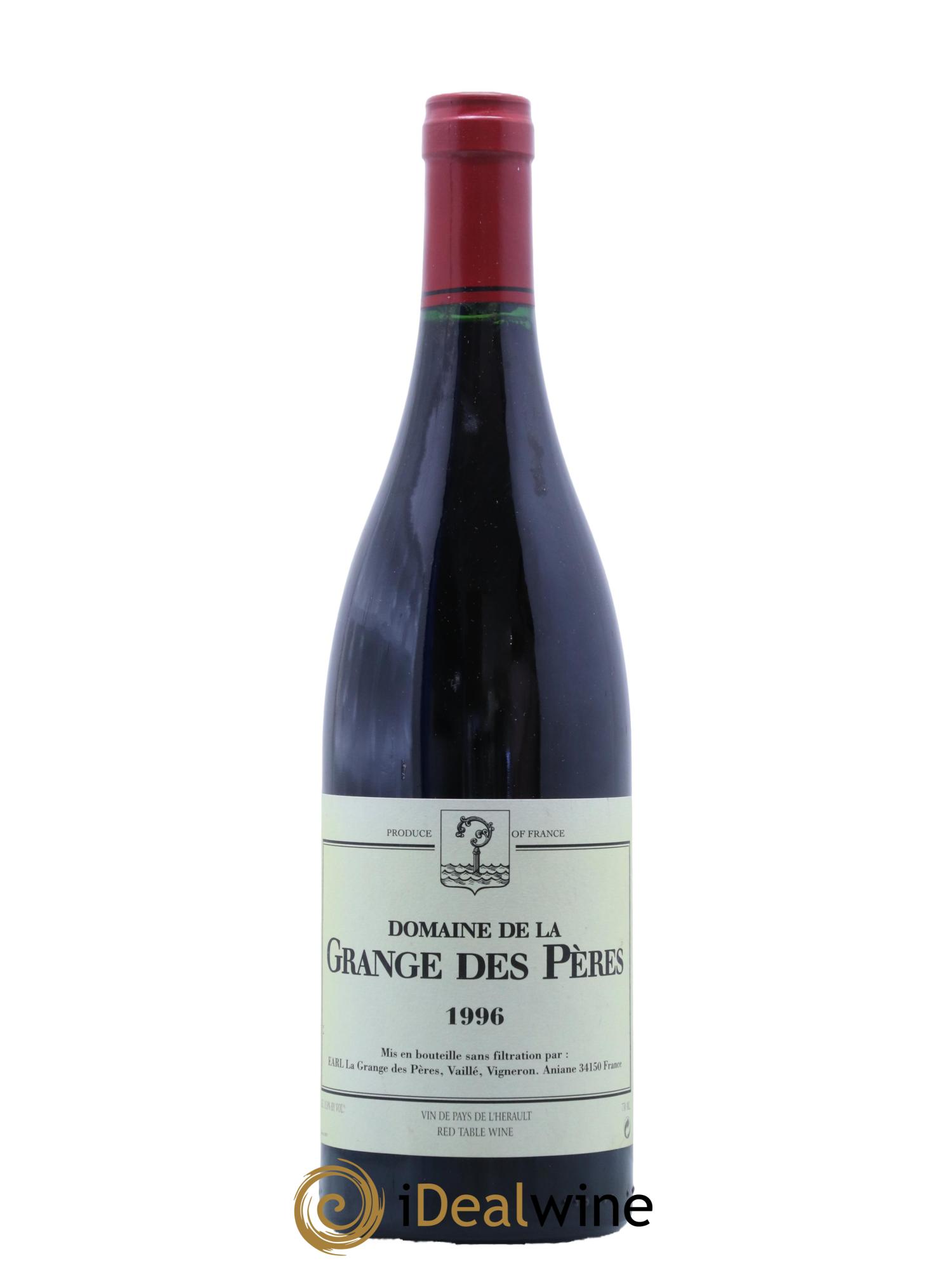 Pays d'Hérault Grange des Pères Laurent Vaillé 1996 - Lot de 1 bouteille - 0