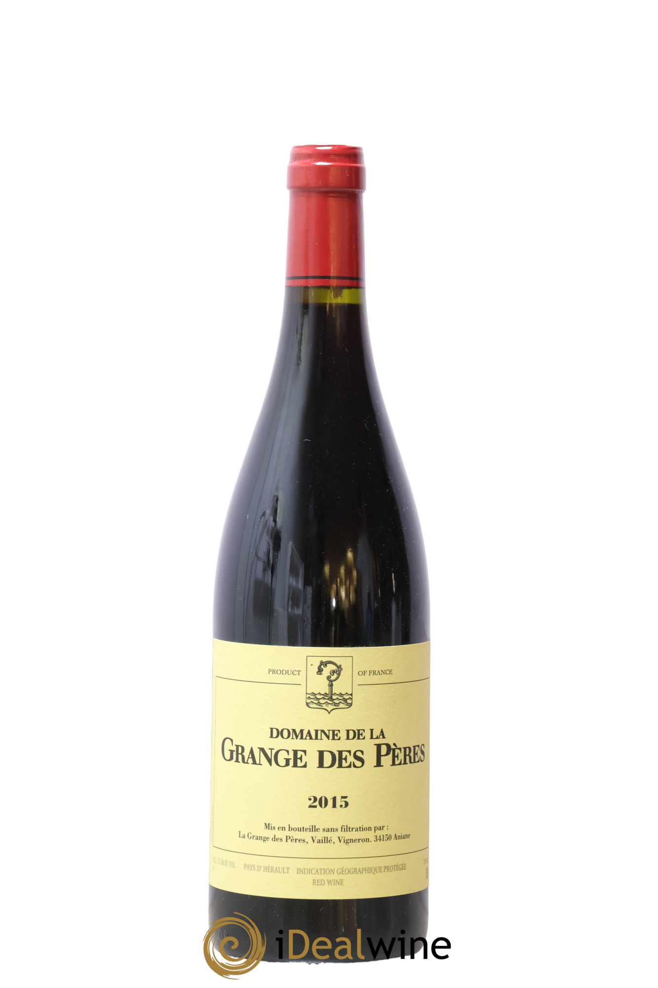 Pays d'Hérault Grange des Pères Laurent Vaillé 2015 - Lot de 1 bouteille - 0
