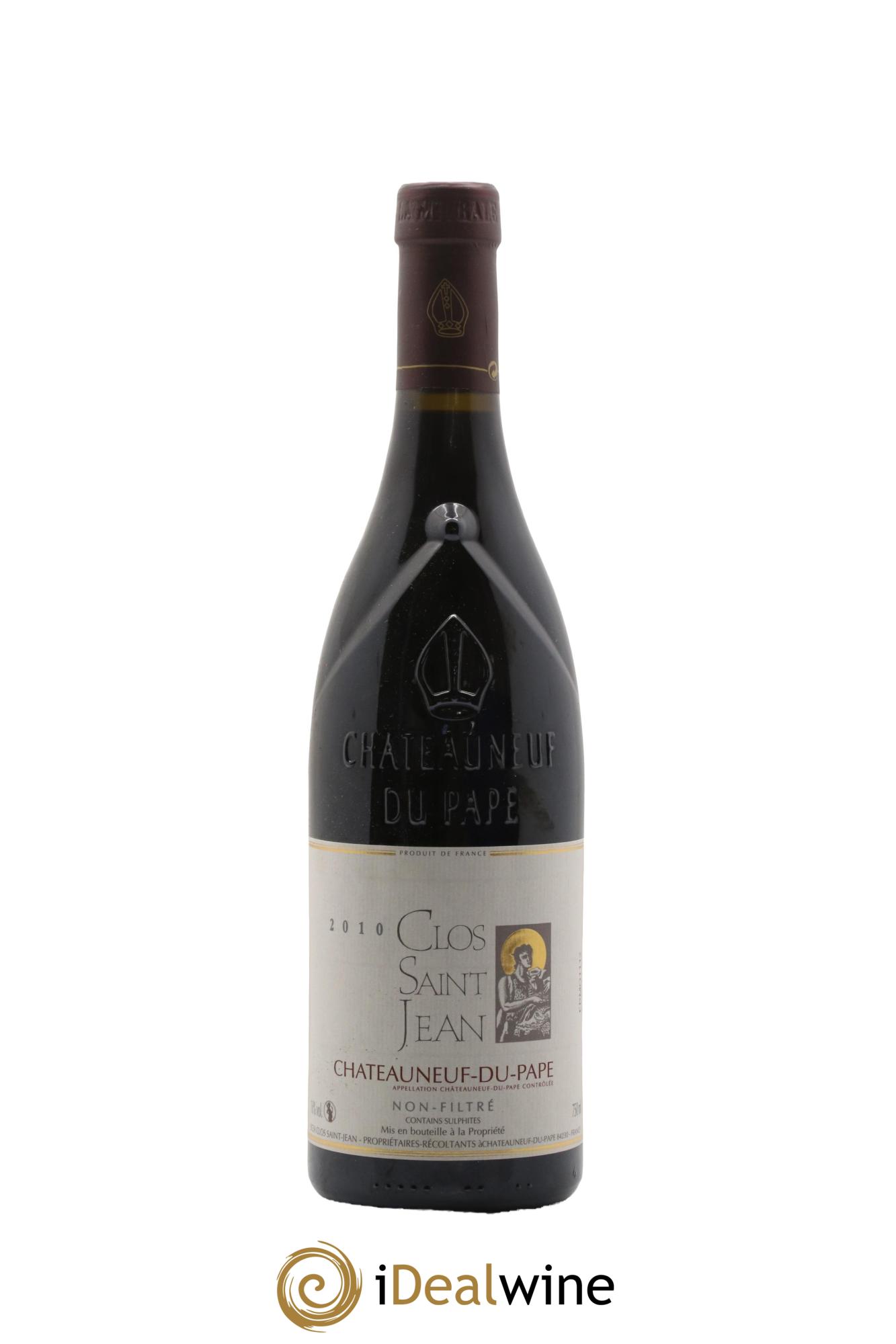 Châteauneuf-du-Pape Clos Saint-Jean Pascal et Vincent Maurel 2010 - Lot de 1 bouteille - 0