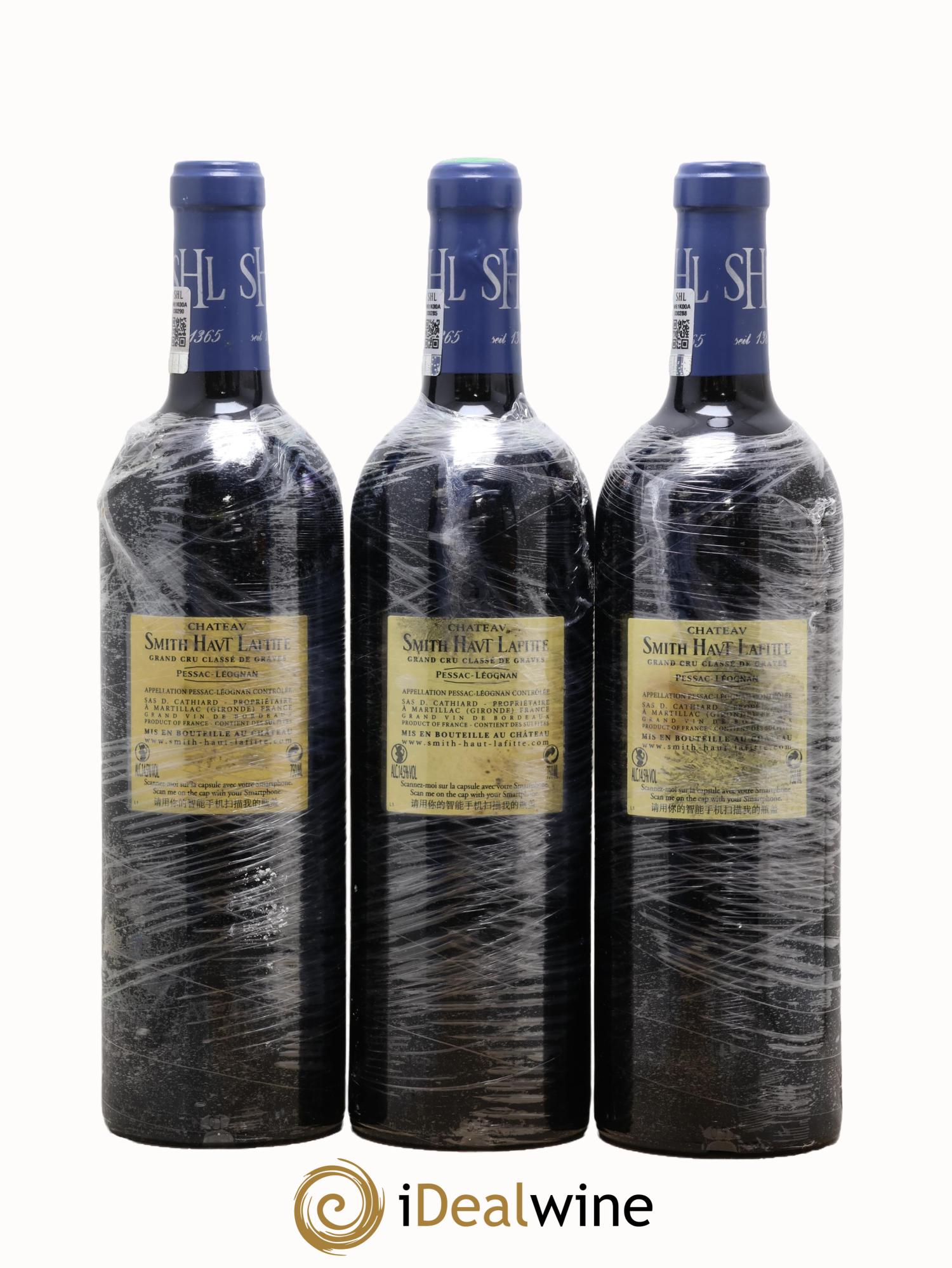 Château Smith Haut Lafitte Cru Classé de Graves 2009 - Lotto di 3 bottiglie - 1