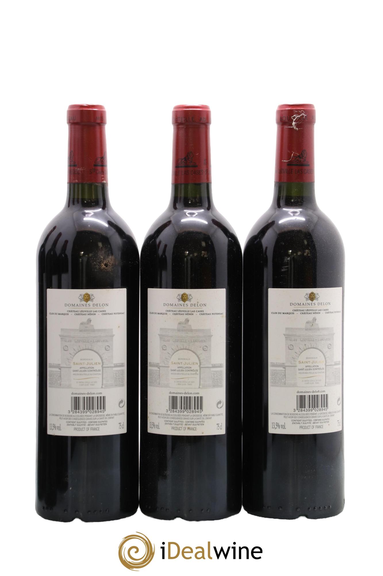 Château Léoville Las Cases 2ème Grand Cru Classé 2015 - Lotto di 6 bottiglie - 2