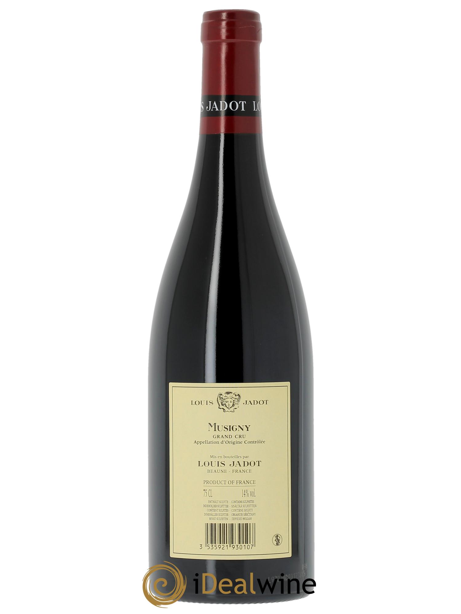 Musigny Grand Cru Louis Jadot (Domaine) (CBO à partir de 6 bts) 2023 - Lot de 1 bouteille - 1