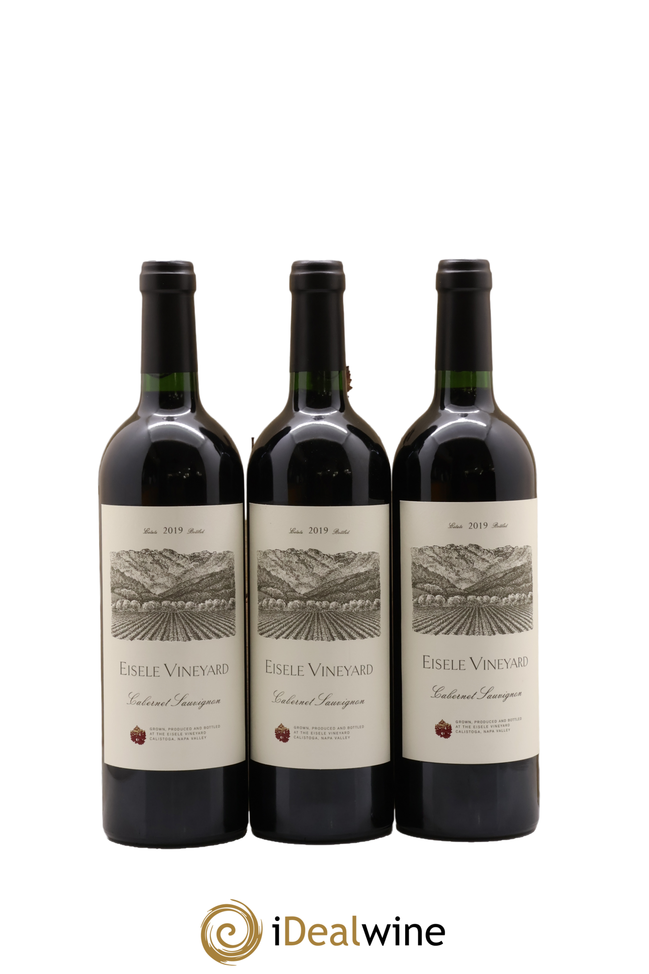 USA Nappa Valley Cabernet Sauvignon Eisele 2019 - Lot of 3 bottles - 0