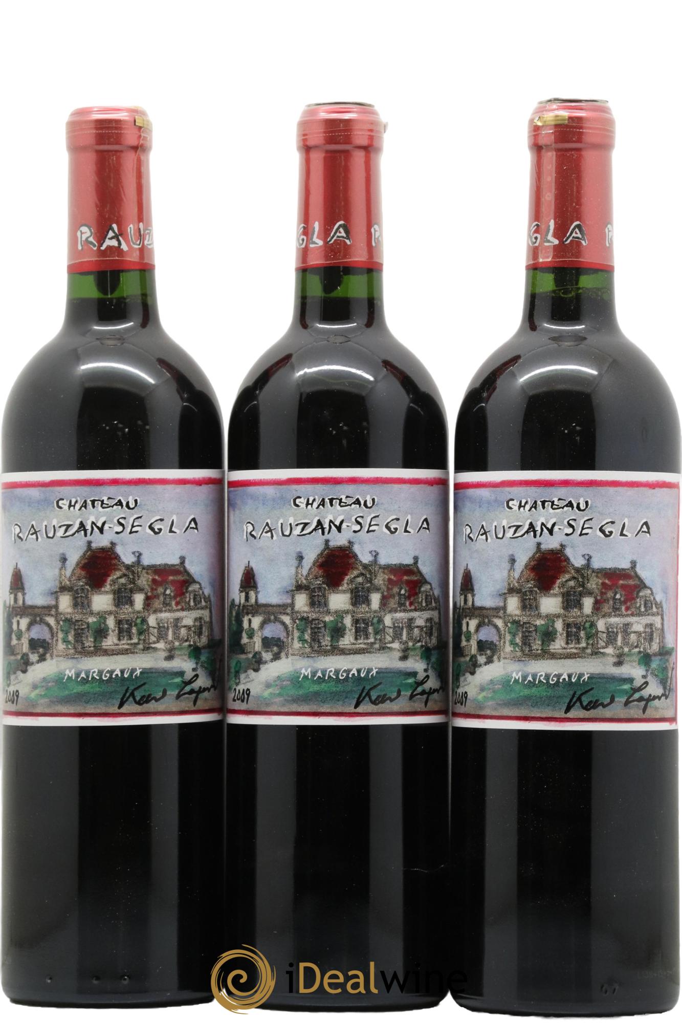 Château Rauzan Ségla Grand Cru Classé 2009 - Posten von 3 Flaschen - 0