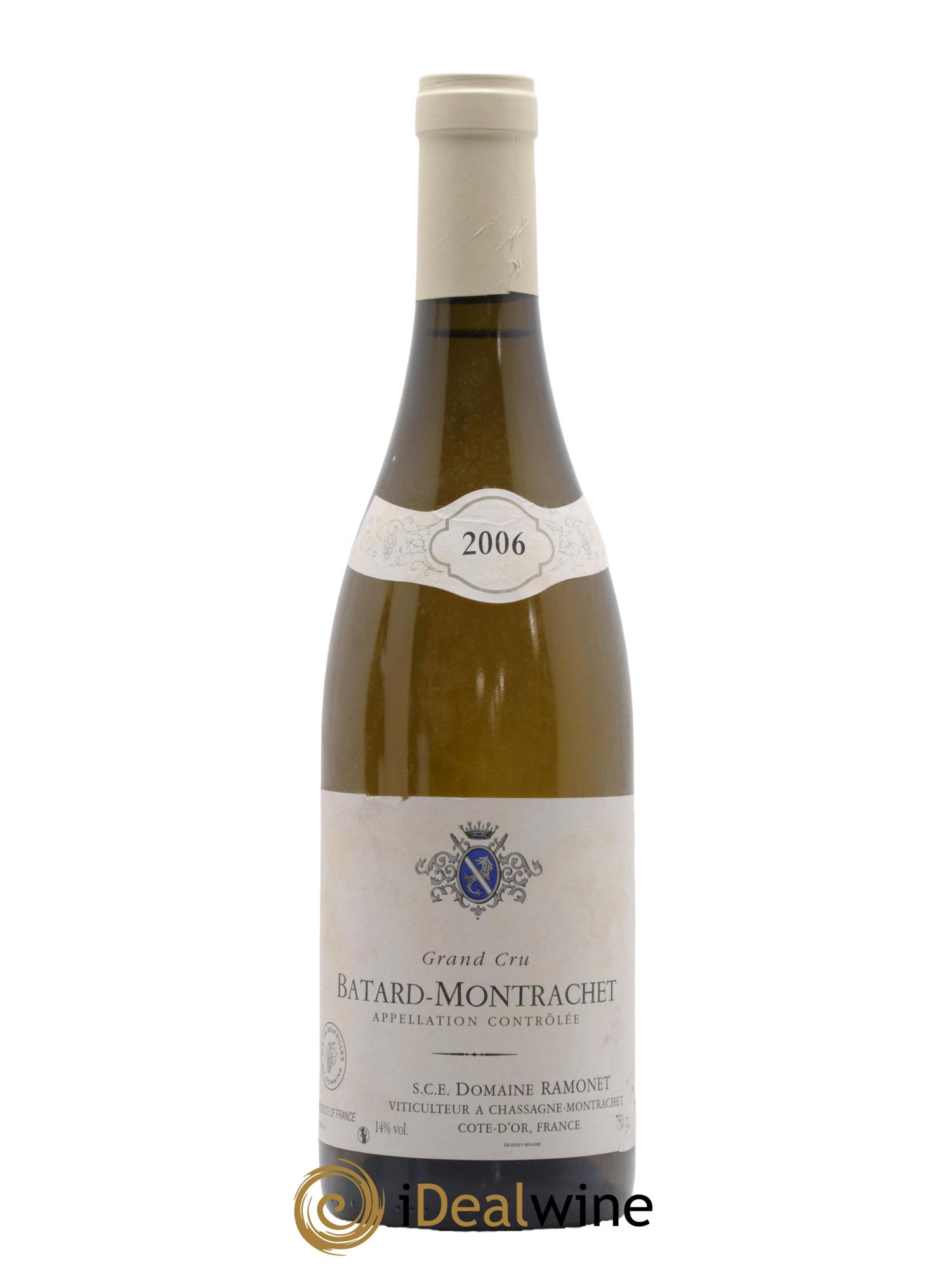 Bâtard-Montrachet Grand Cru Ramonet (Domaine) 2006 - Lot de 1 bouteille - 0