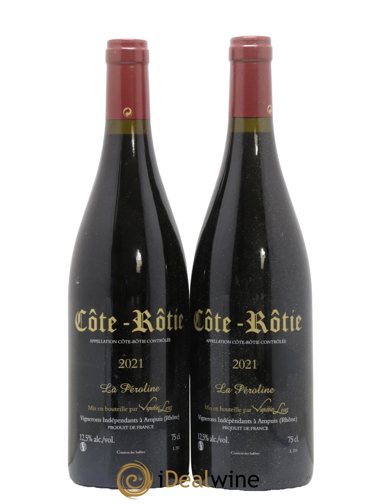 Côte-Rôtie La Péroline Vignobles Levet 2021 - Lot de 2 bouteilles - 0