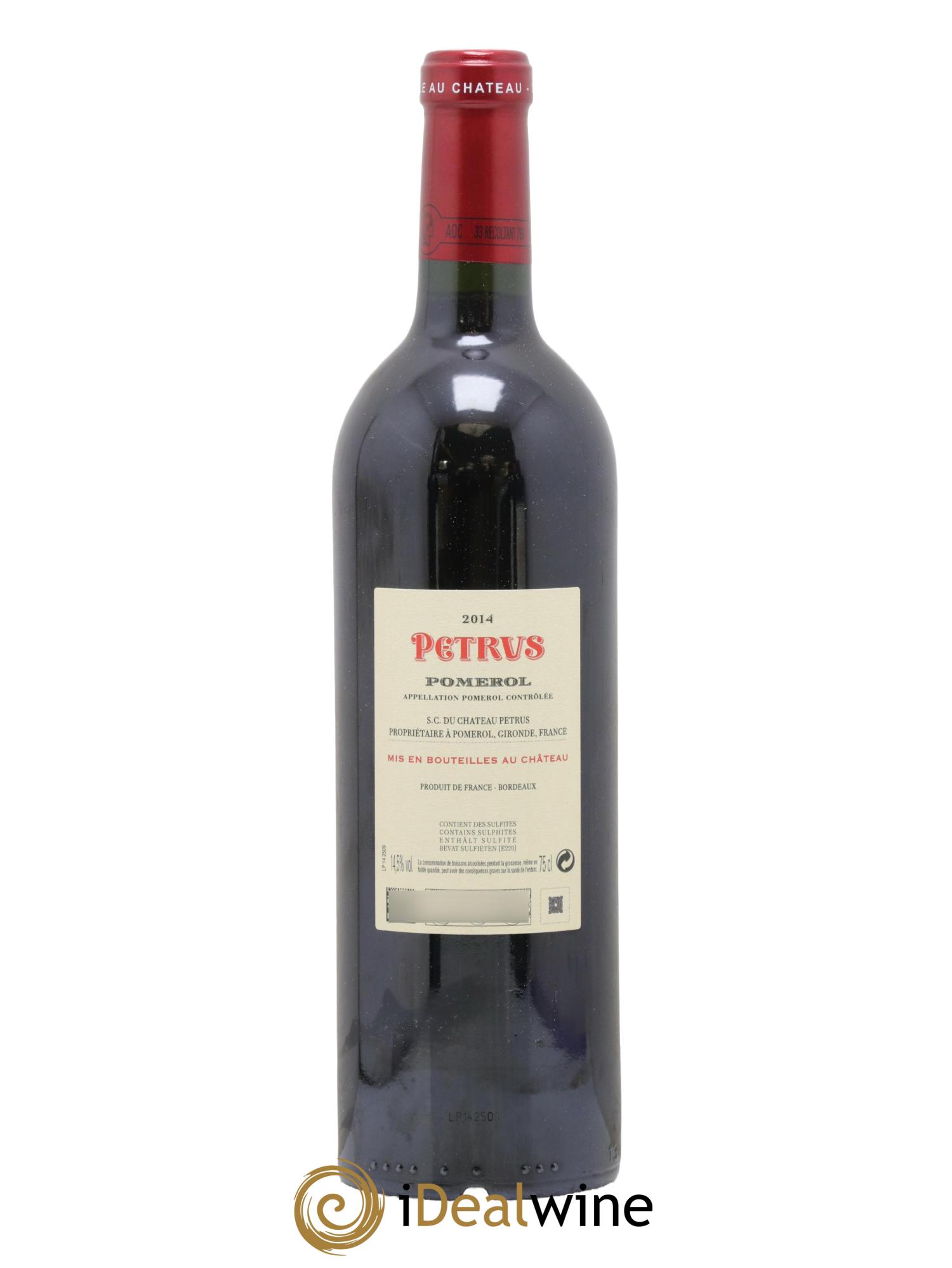 Petrus 2014 - Lot de 1 bouteille - 1