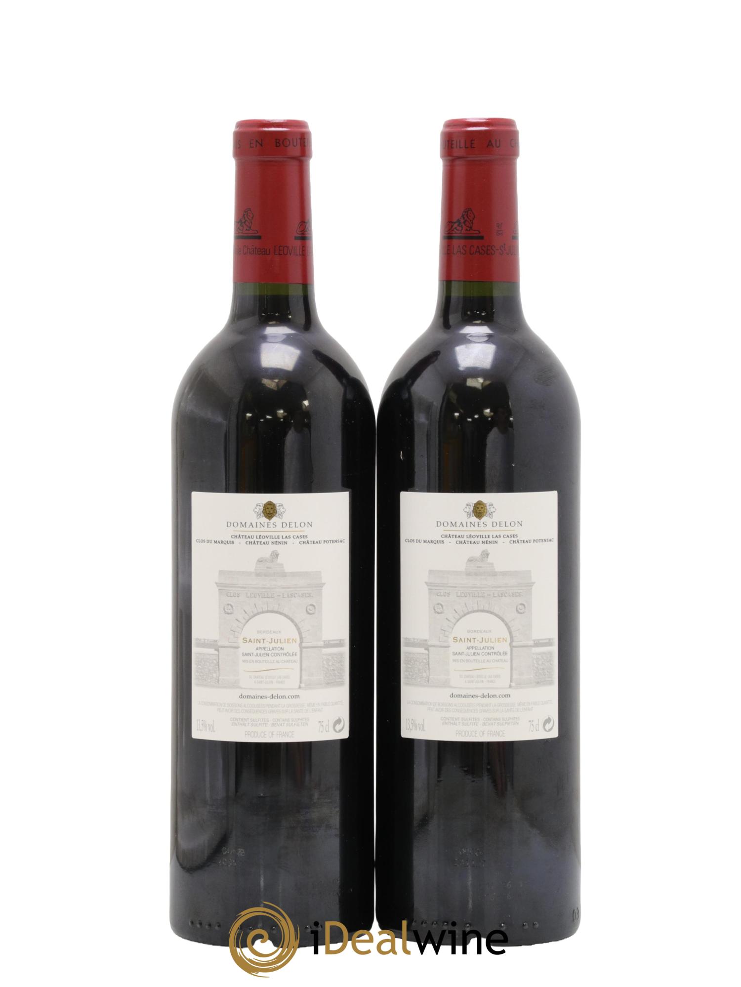 Château Léoville Las Cases 2ème Grand Cru Classé 2015 - Lot de 2 bouteilles - 1