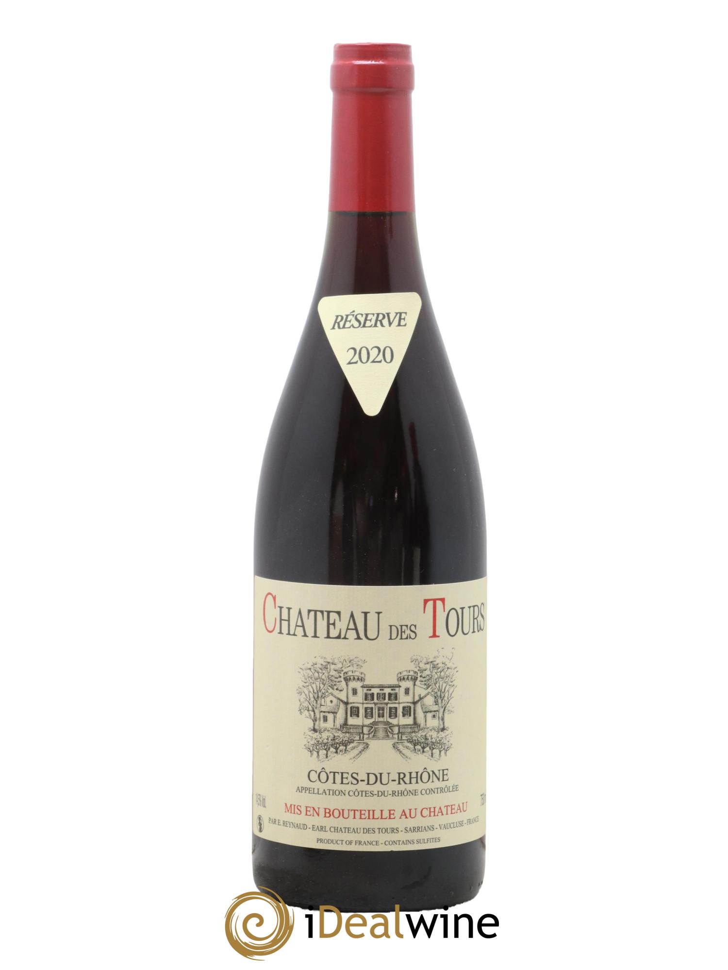 Côtes-du-Rhône Château des Tours Emmanuel Reynaud 2020 - Lot de 1 bouteille - 0