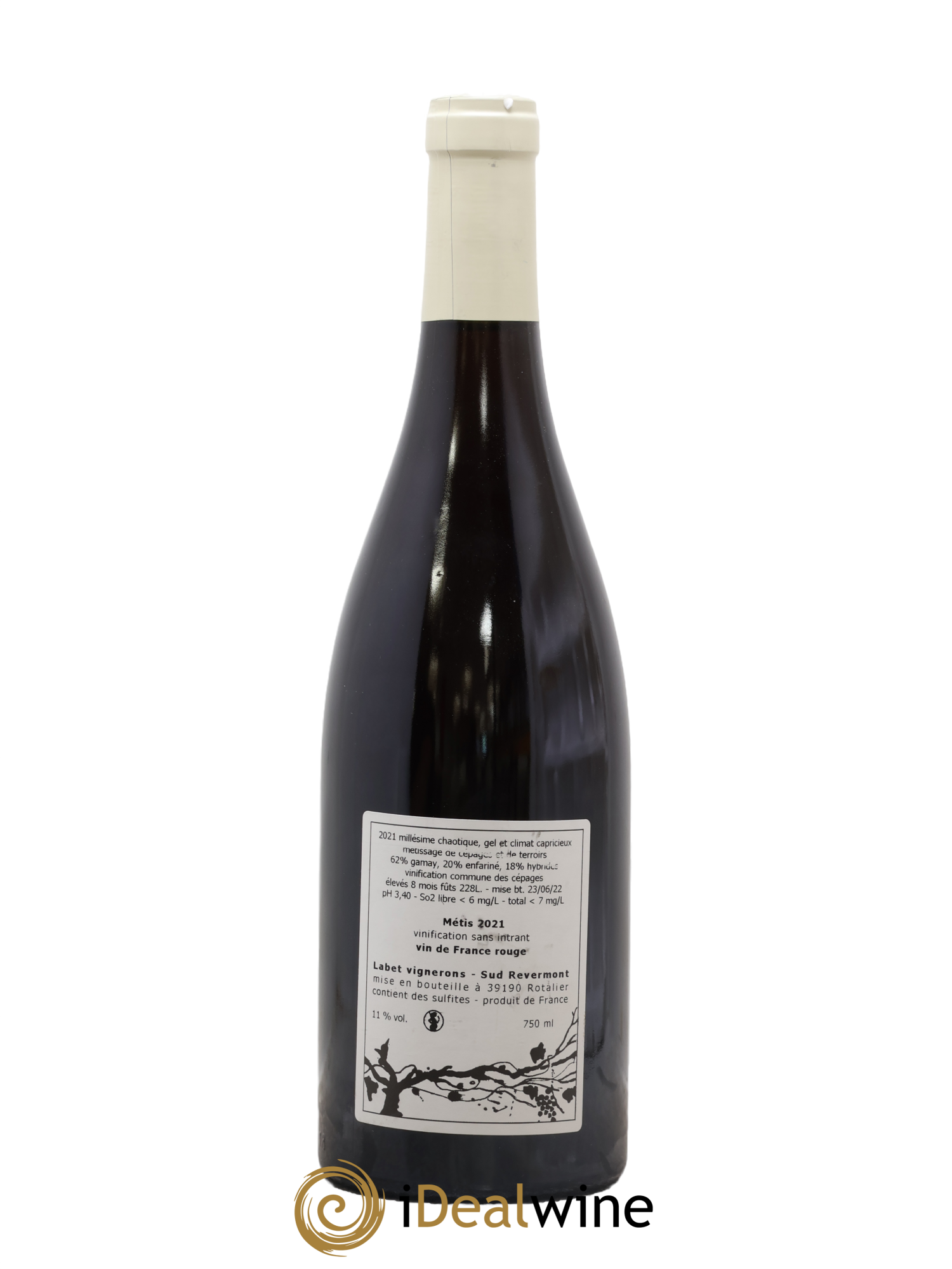 Vin de France Métis Romain - Julien - Charline Labet 2021 - Lotto di 1 bottiglia - 1