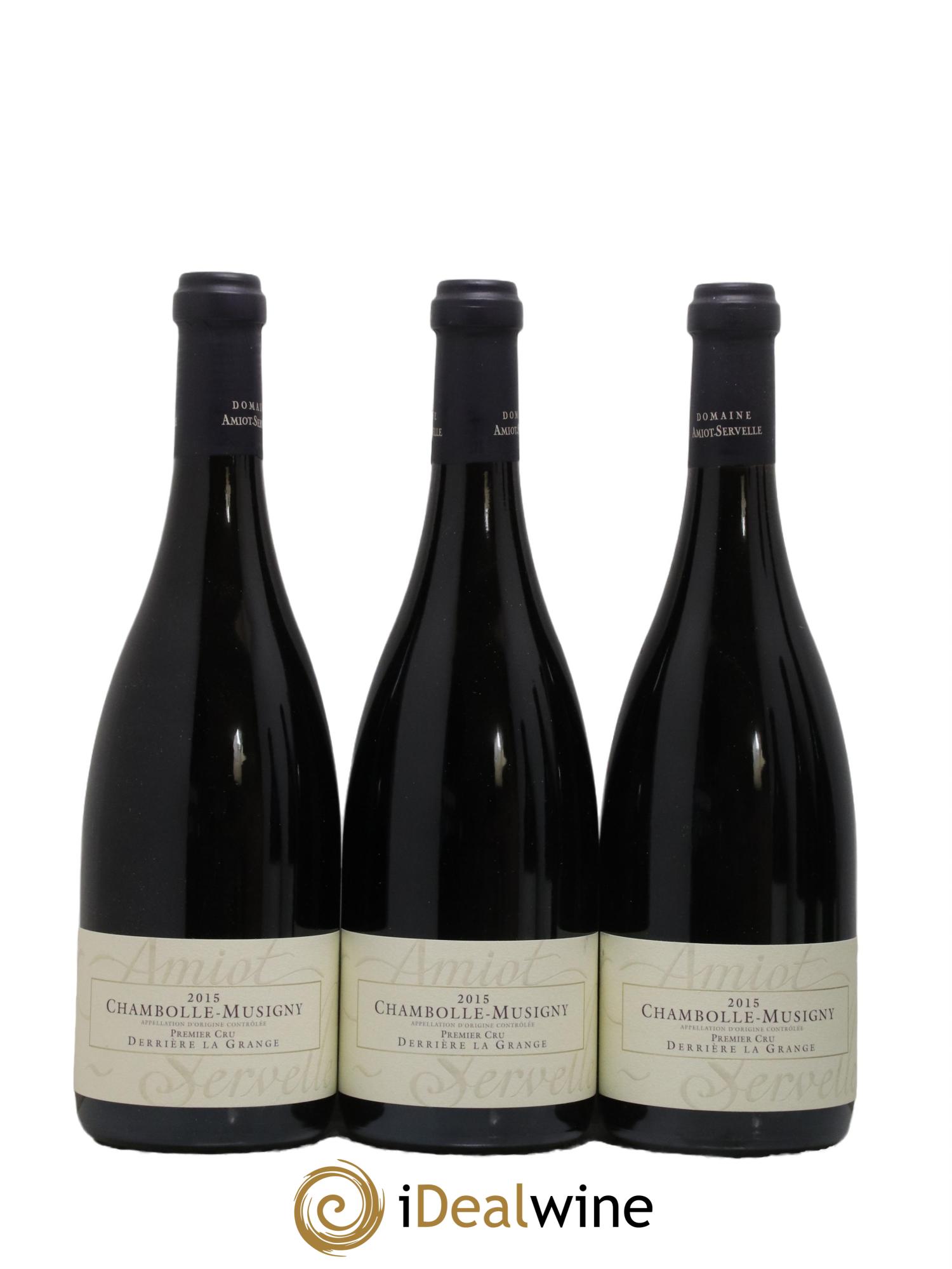 Chambolle-Musigny 1er Cru Derrière la Grange Amiot-Servelle 2015 - Lot of 6 bottles - 1