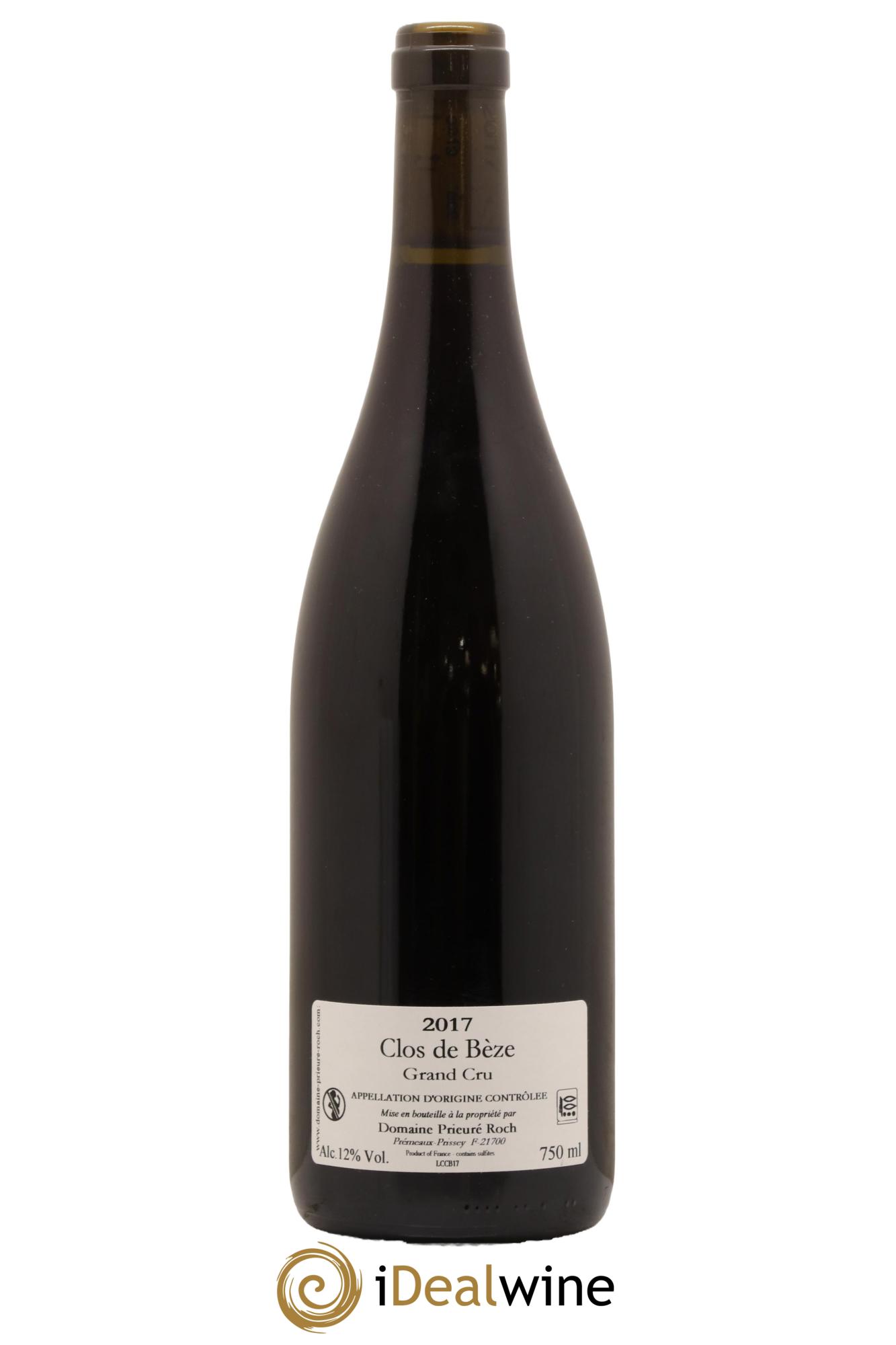 Chambertin Clos de Bèze Grand Cru Prieuré Roch 2017 - Lotto di 1 bottiglia - 1