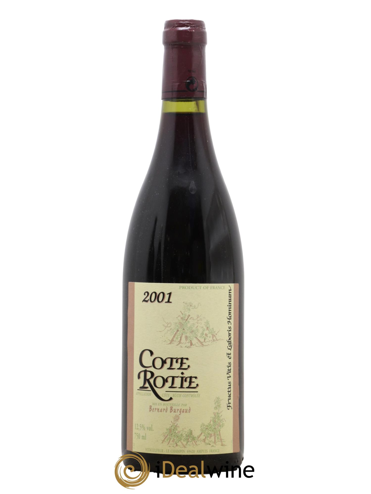 Côte-Rôtie Bernard Burgaud 2001 - Lot de 1 bouteille - 0