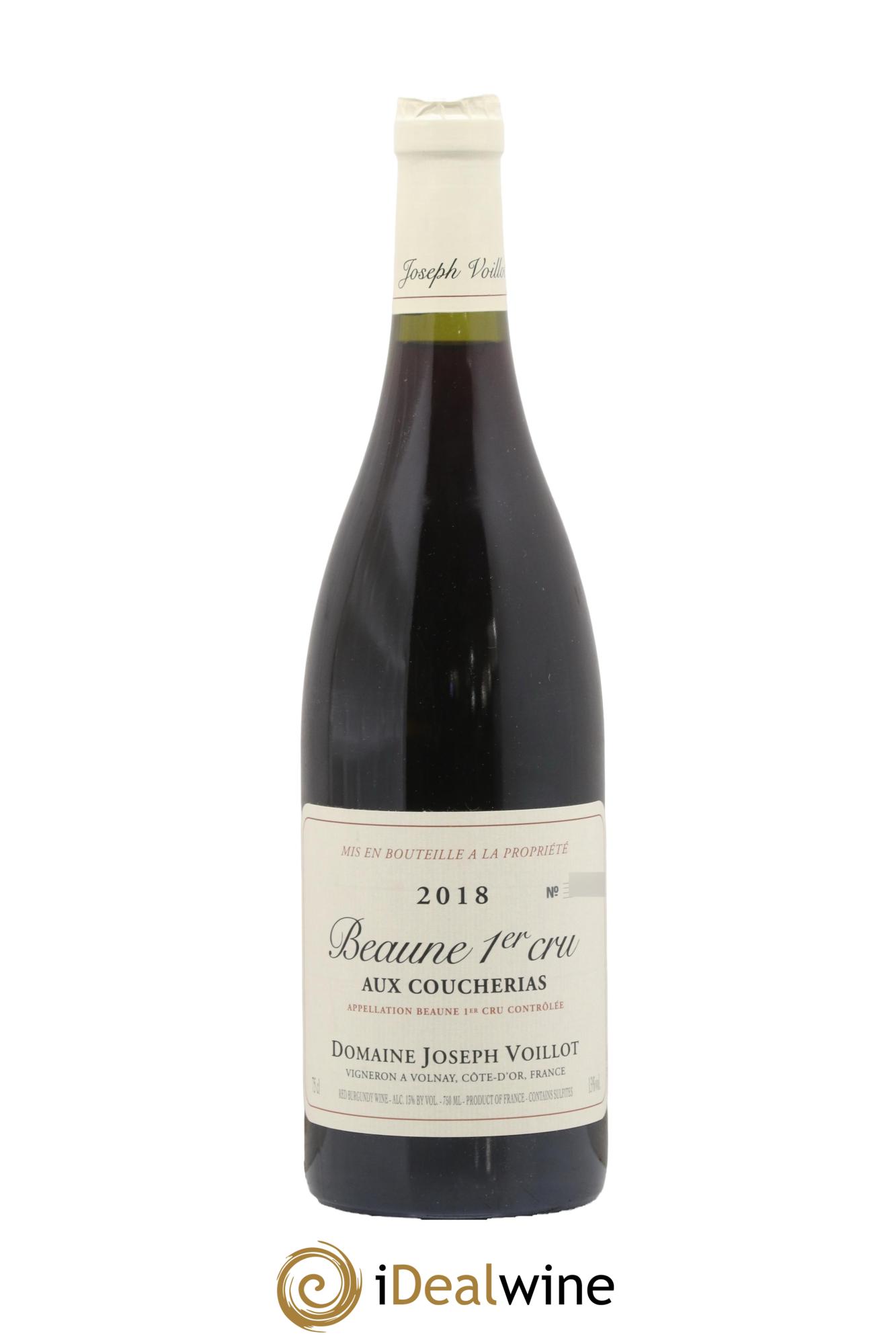 Beaune 1er Cru Aux Coucherias Joseph Voillot (Domaine) 2018 - Posten von 1 Flasche - 0
