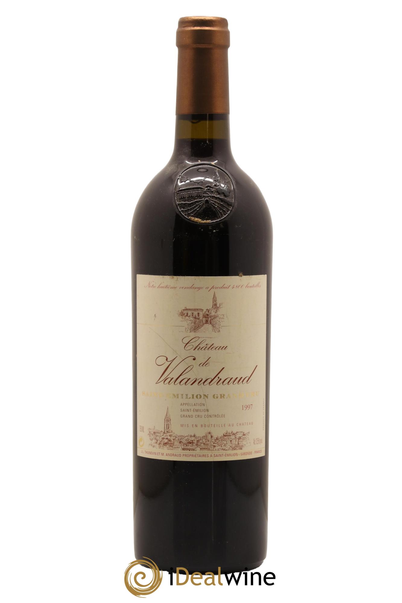 Château de Valandraud 1997 - Lot de 1 bouteille - 0