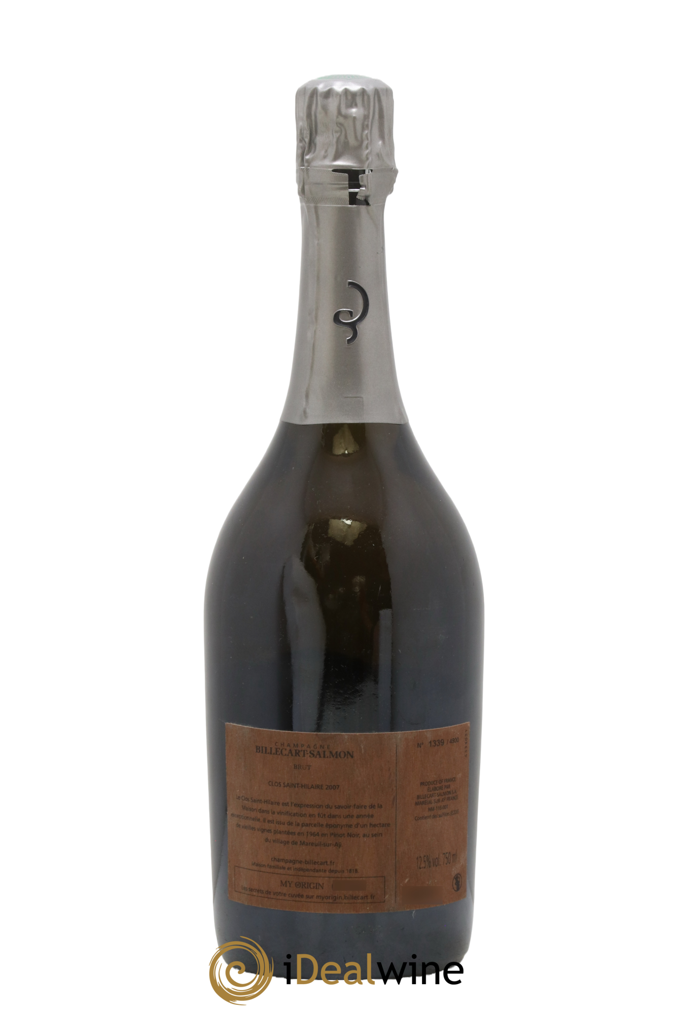Le Clos Saint-Hilaire Billecart-Salmon 2007 - Lot de 1 bouteille - 1