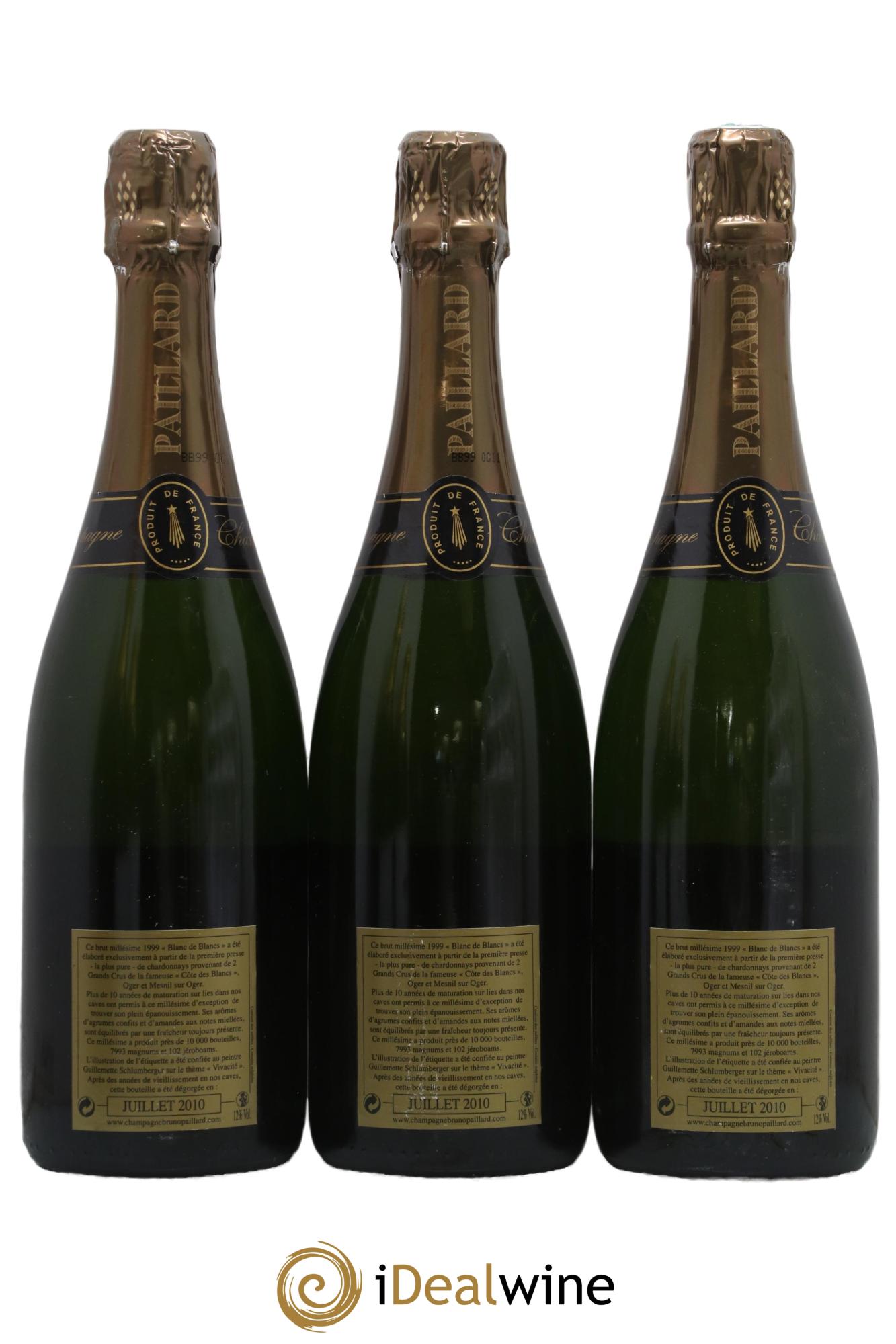 Brut Millésime Bruno Paillard 1999 - Lot de 3 bouteilles - 1