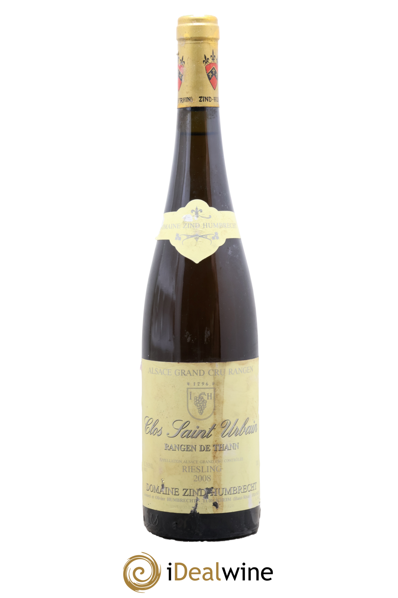 Alsace Riesling Grand Cru Rangen de Thann Clos Saint Urbain Zind-Humbrecht (Domaine) 2008 - Posten von 1 Flasche - 0
