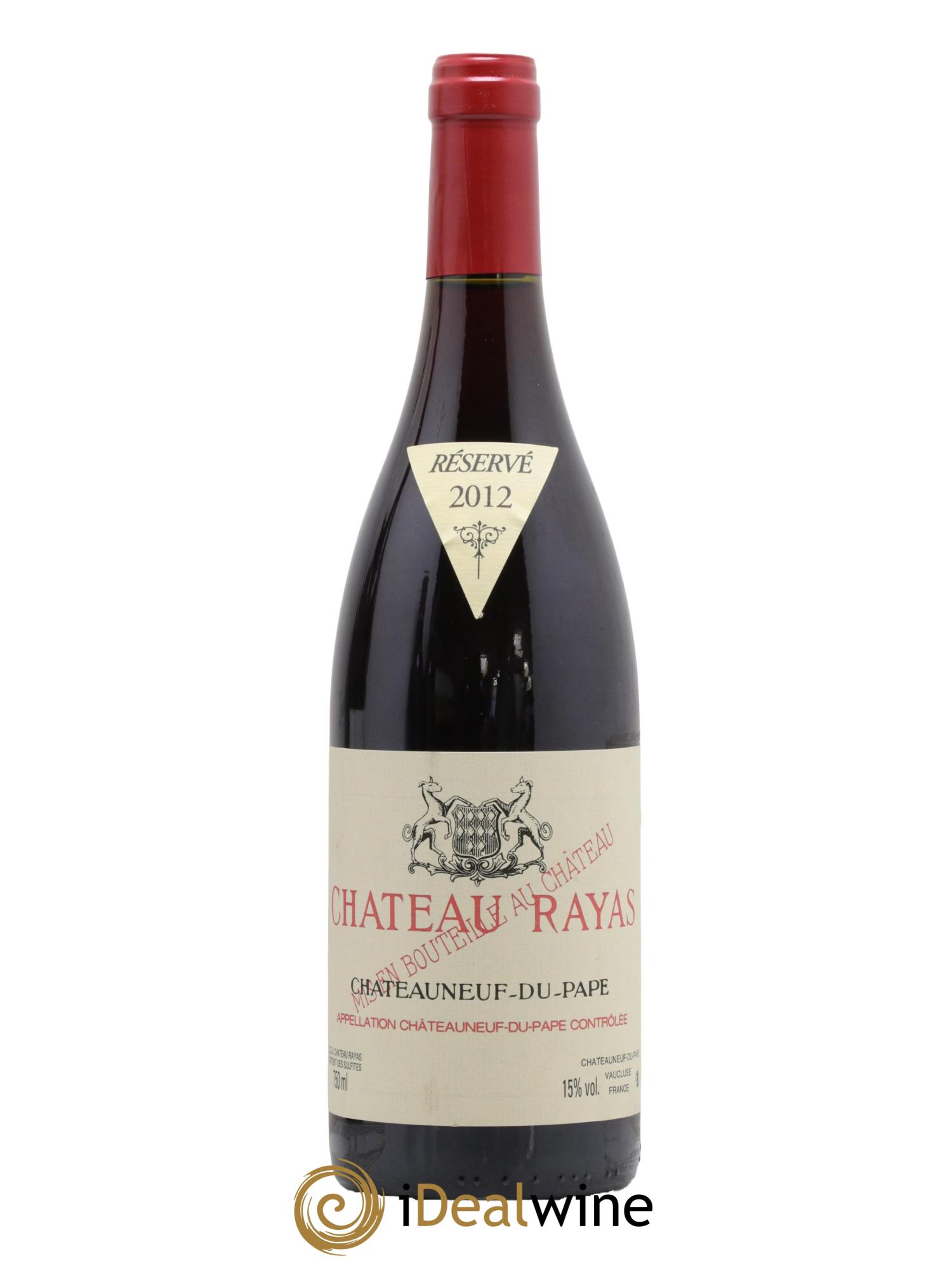Châteauneuf-du-Pape Château Rayas Emmanuel Reynaud 2012 - Lot de 1 bouteille - 0