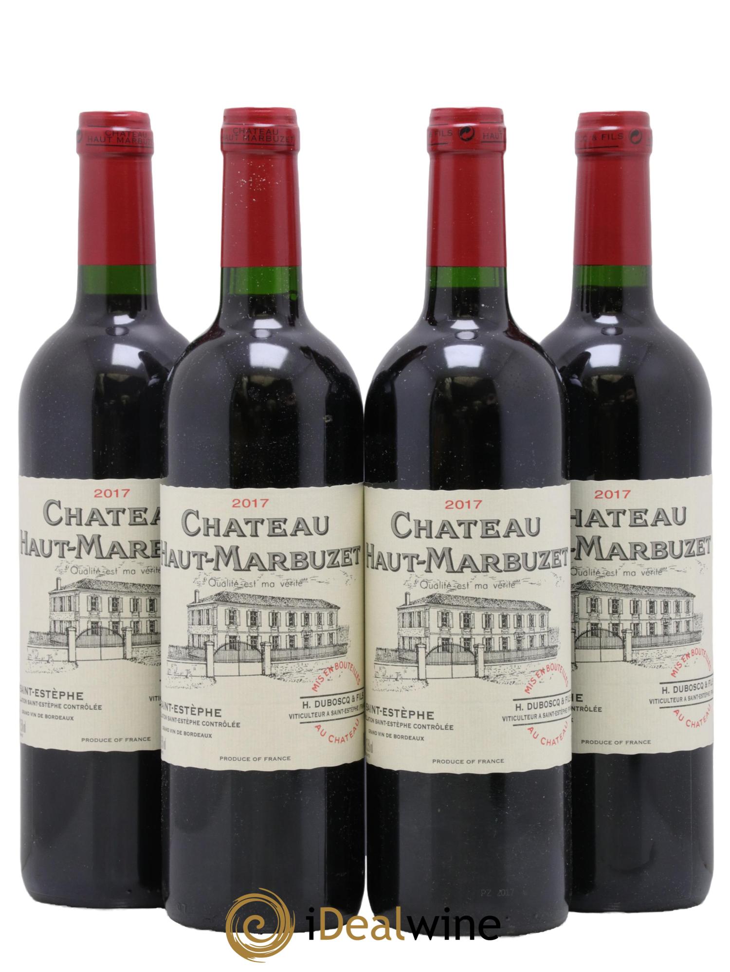 Château Haut Marbuzet 2017 - Lot of 4 bottles - 0