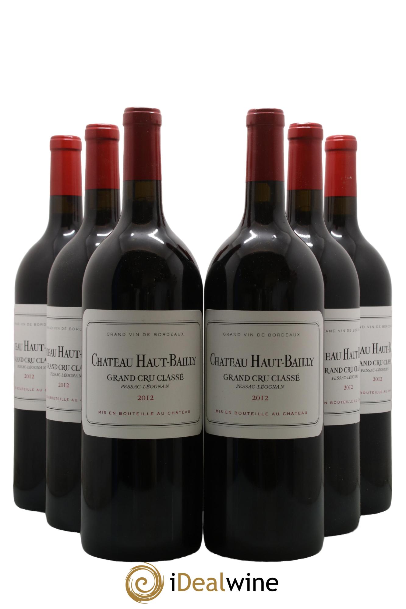 Château Haut-Bailly Cru Classé de Graves 2012 - Lot de 6 magnums - 0