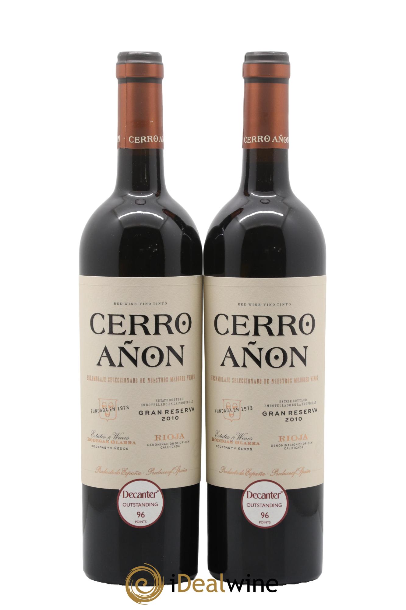 Rioja DOCA Gran Reserva Cerro Anon 2010 - Lot of 2 bottles - 0