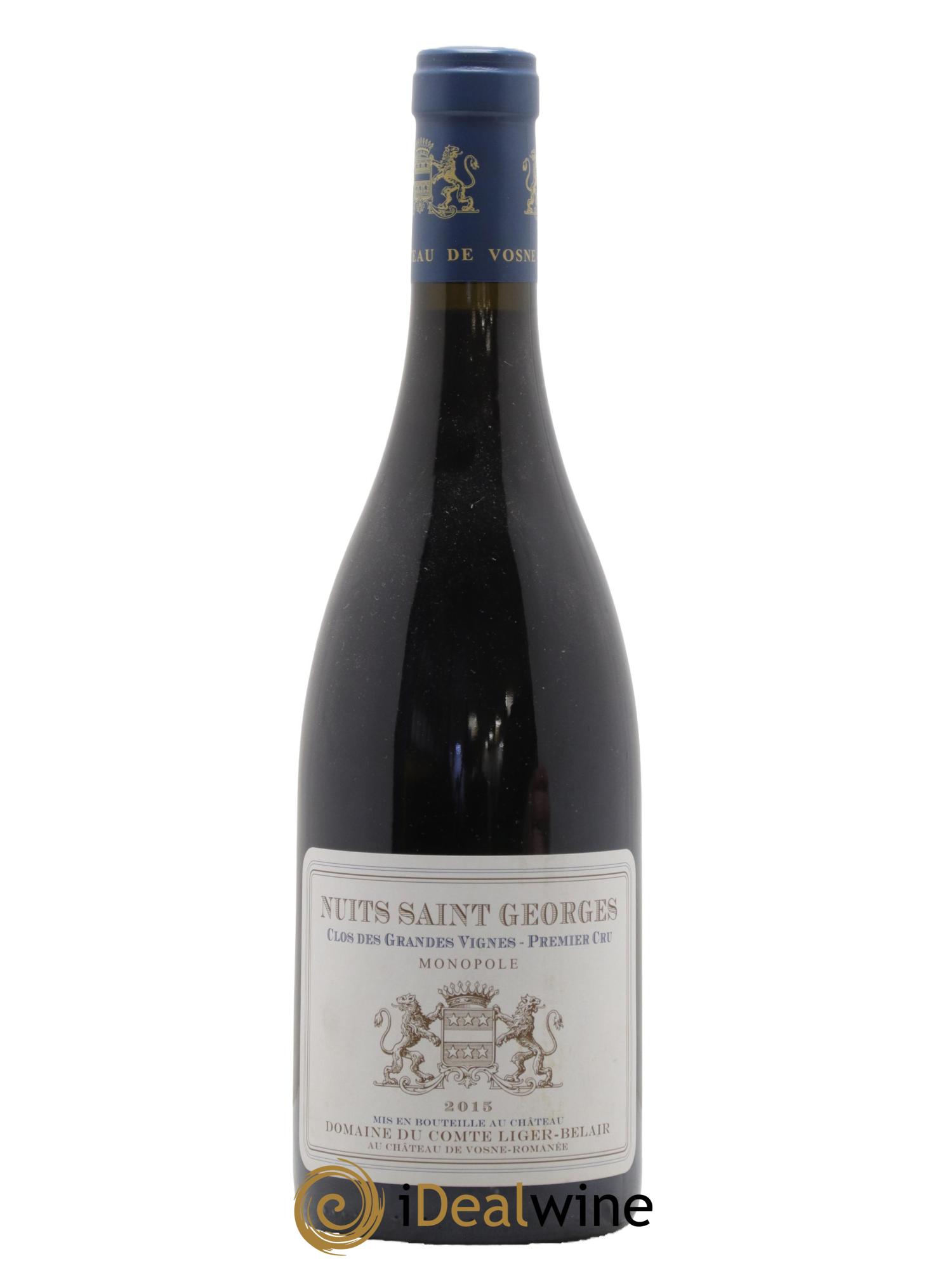 Nuits-Saint-Georges 1er Cru Clos des Grandes Vignes Comte Liger-Belair (Domaine du) 2015 - Lot de 1 bouteille - 0