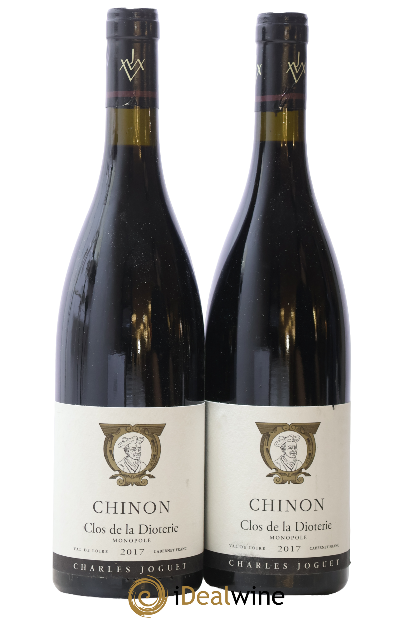 Chinon Clos de La Dioterie Charles Joguet 2017 - Lot of 2 bottles - 0