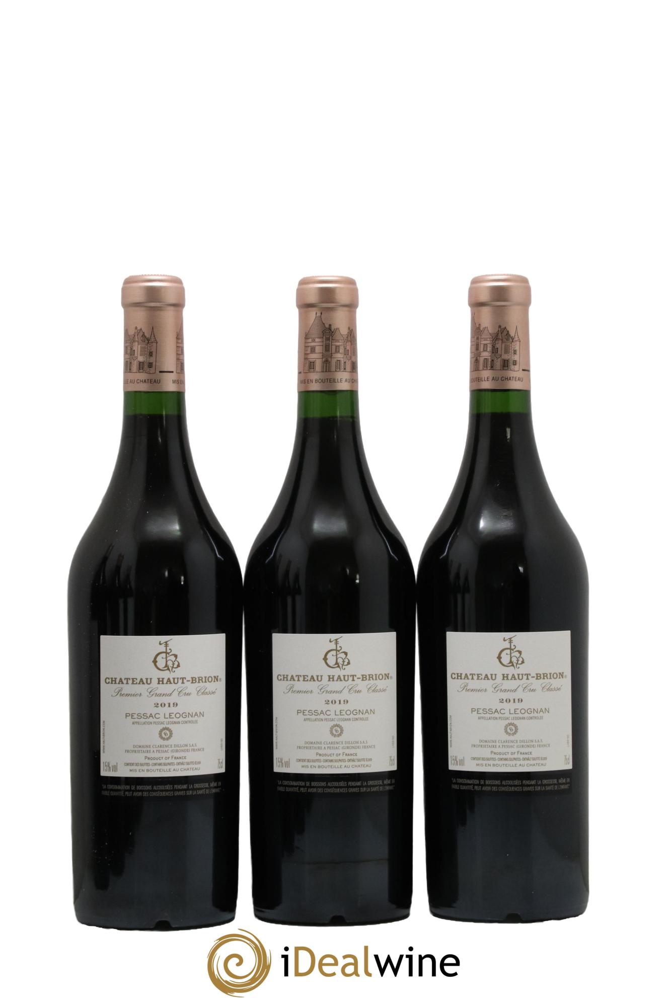 Château Haut Brion 1er Grand Cru Classé 2019 - Lot de 6 bouteilles - 2