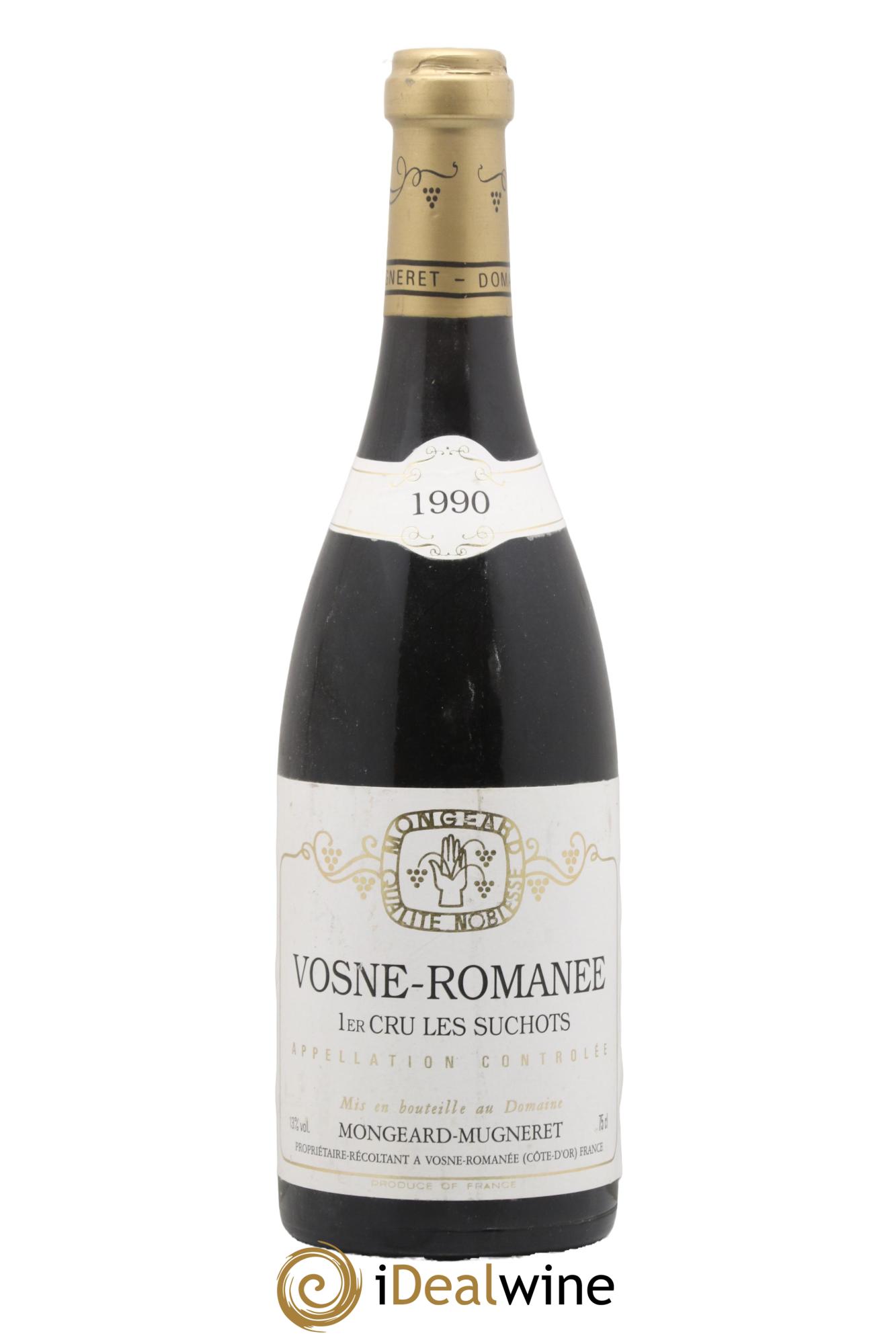 Vosne-Romanée 1er Cru Les Suchots Mongeard-Mugneret (Domaine) 1990 - Lot of 1 bottle - 0