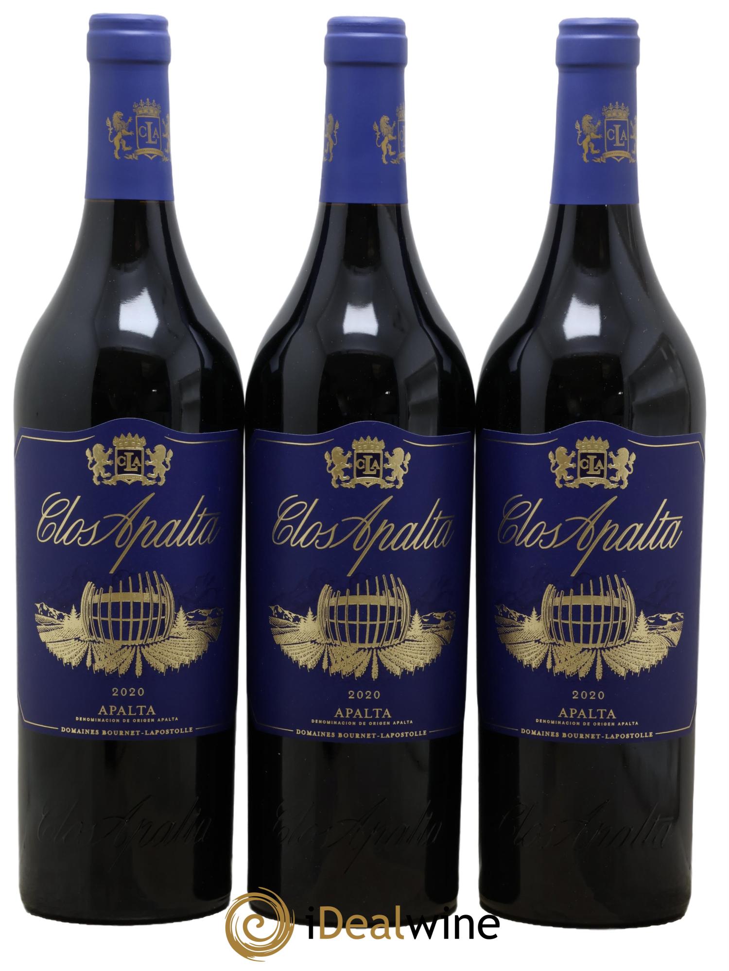 Colchagua Casa Lapostolle Clos Apalta 2020 - Lot de 3 bouteilles - 0