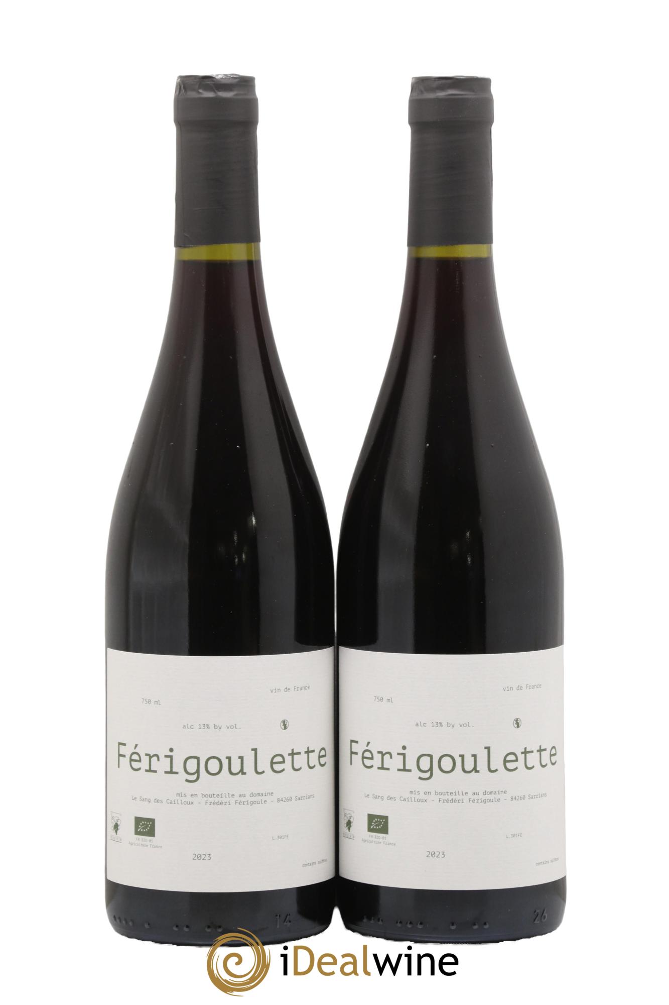 Vin de France Férigoulette Domaine Le Sang Des Cailloux 2023 - Lot de 2 bouteilles - 0