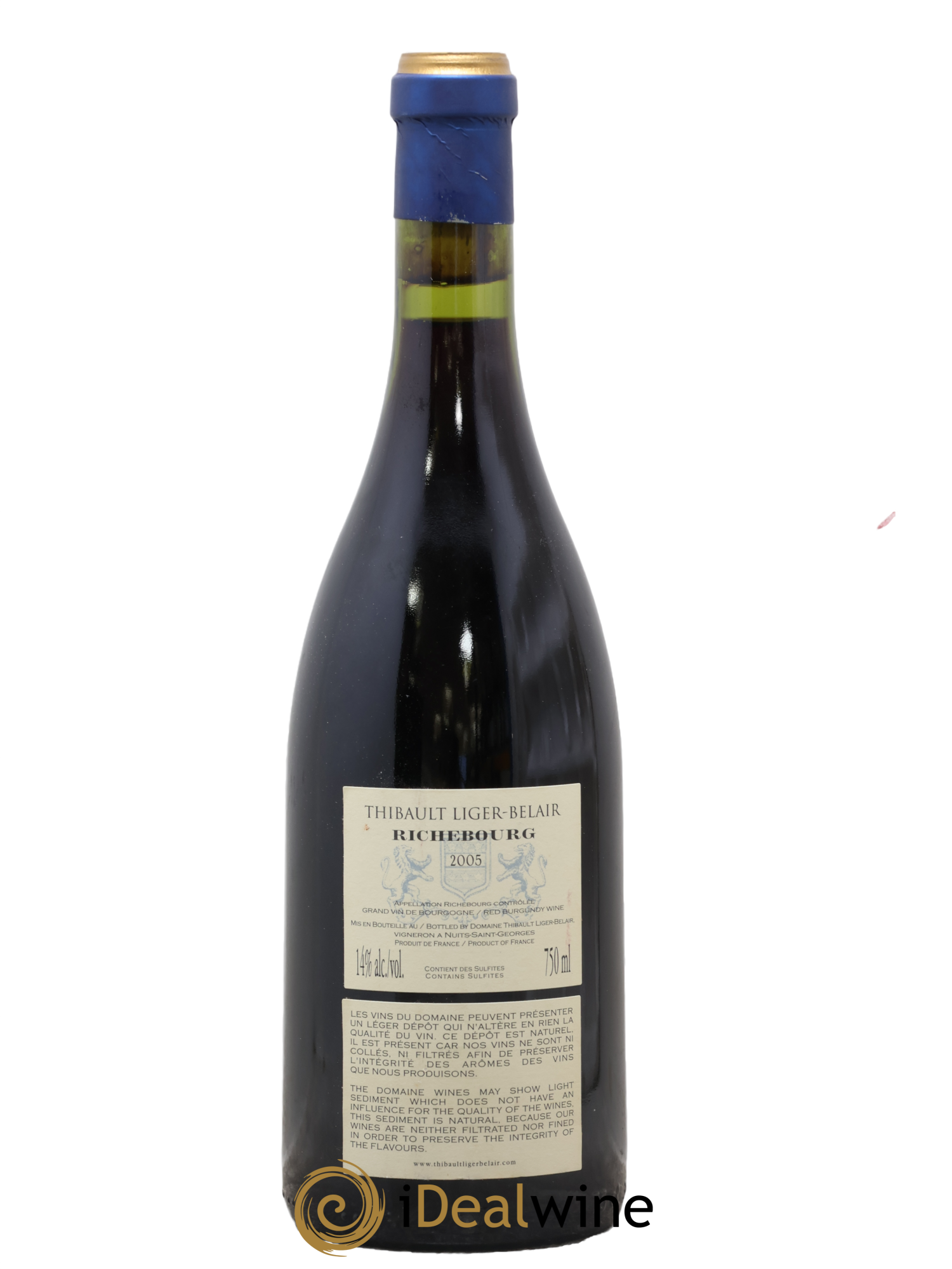 Richebourg Grand Cru Thibault Liger-Belair 2005 - Lot de 1 bouteille - 1