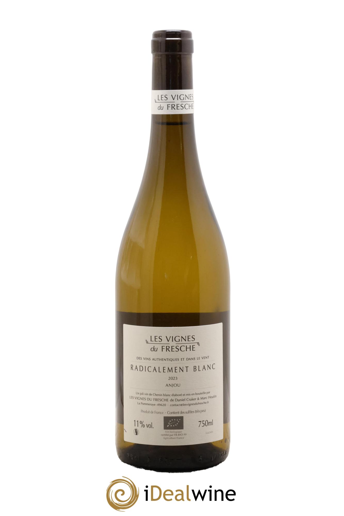 Anjou Radicalement Blanc Les Vignes Du Fresche 2023 - Lot de 1 bouteille - 1