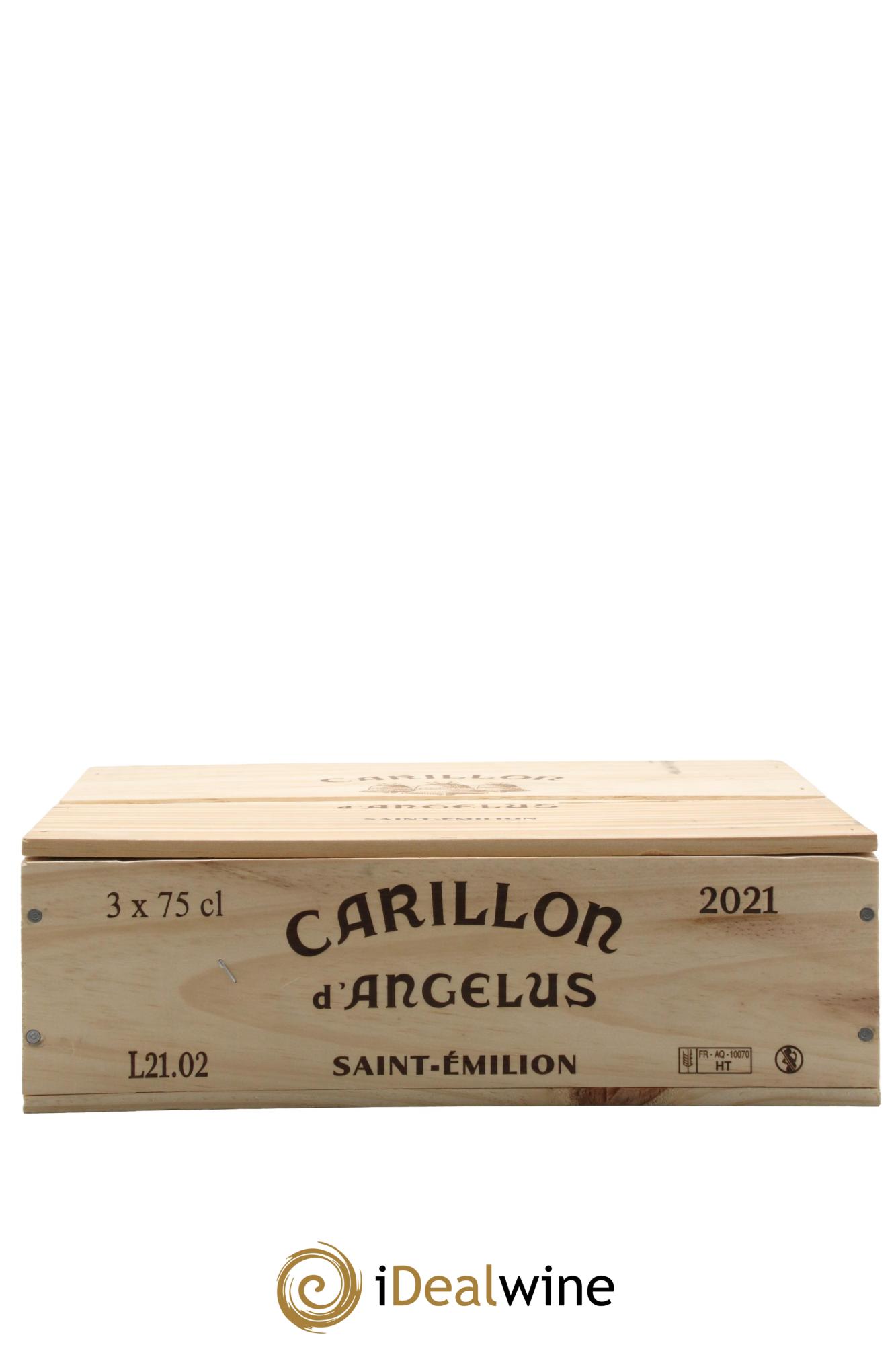 Le Carillon de l'Angélus Second Vin 2021 - Posten von 3 Flaschen - 1
